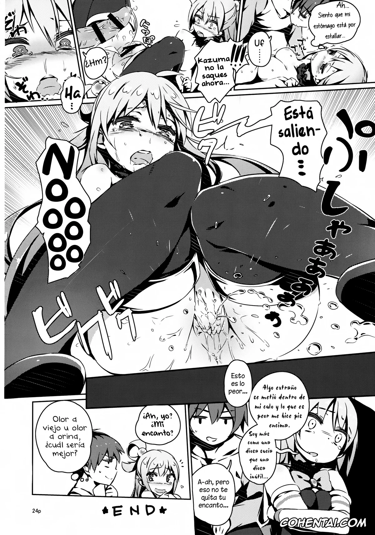 Kono Subarashii Sekai ni Syukufuku o! xxx, Aqua xxx, Kazuma Satou xxx, Kono Nikutarashii Megami no Icha Love o! (Kono Subarashii Sekai ni Syukufuku o!), pagina 22
