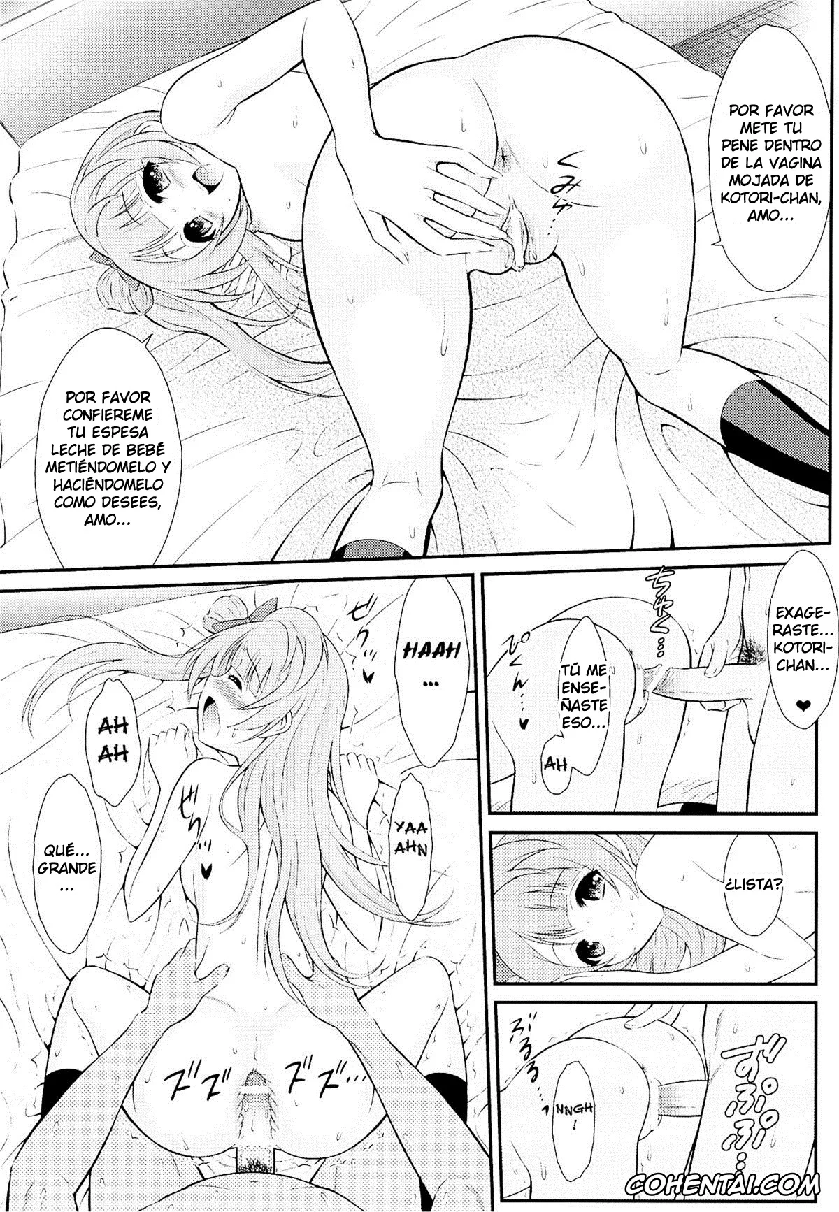 Love Live! porno, Kotori Minami porno, Boku wa Kotori-Chan no Naka de 2 (Love Live!), pagina 8