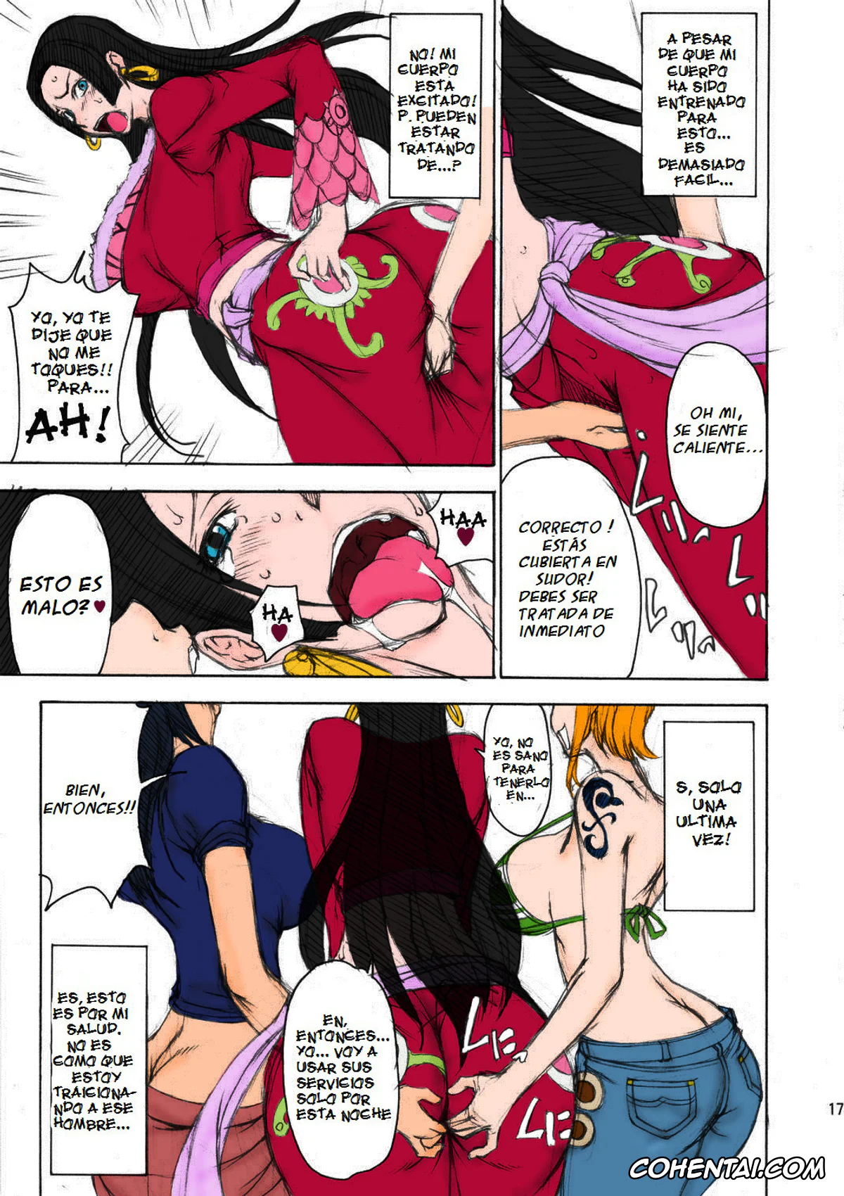 One Piece hentai, Boa Hancock hentai, Nami hentai, Nico Robin hentai, Perona hentai, NABURIDA (One Piece), pagina 15