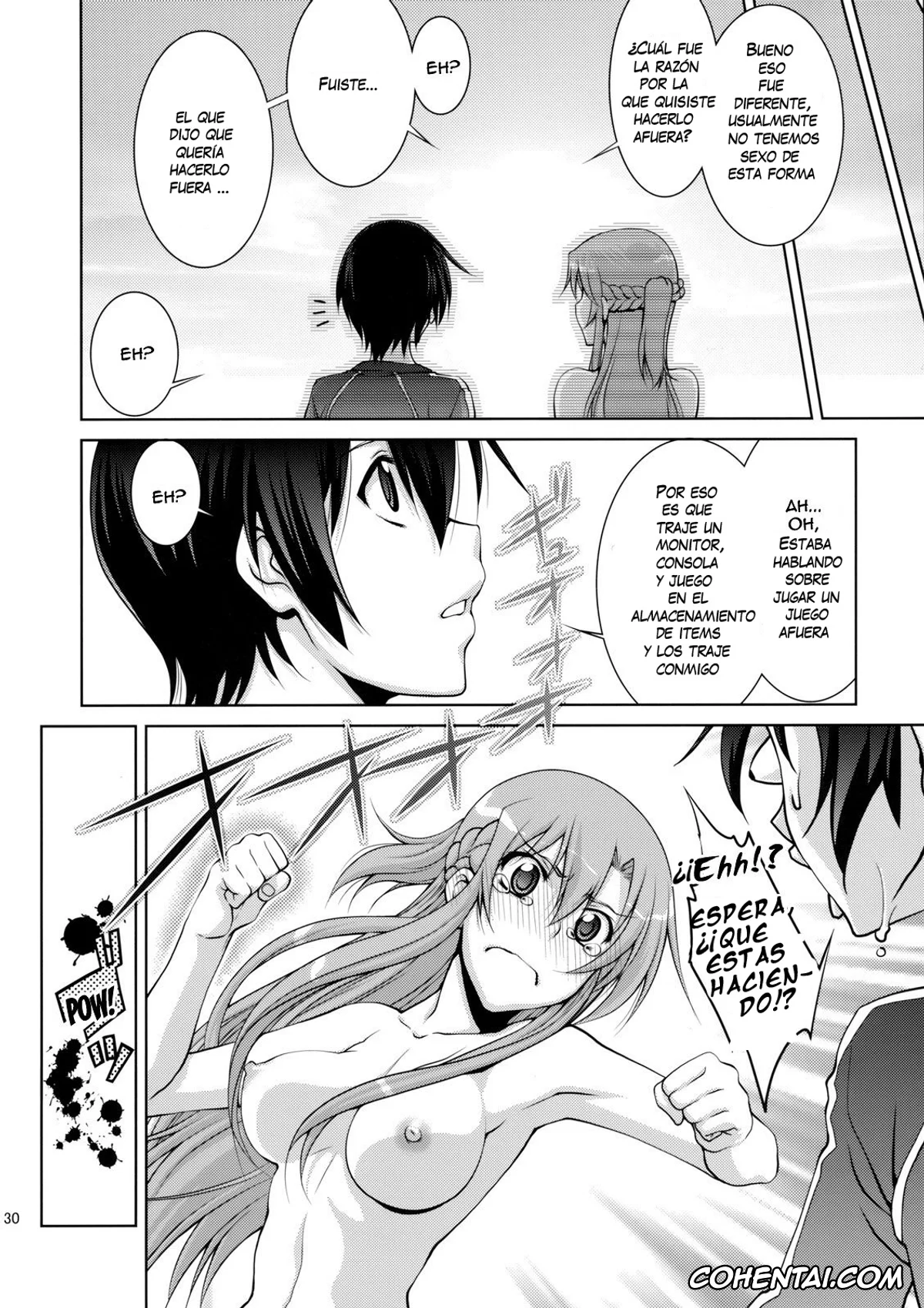 Sword Art Online hentai, Asuna Yuuki hentai, Kazuto Kirigaya | Kirito hentai, ASUNAsan NO EROHON (Sword Art Online), pagina 27