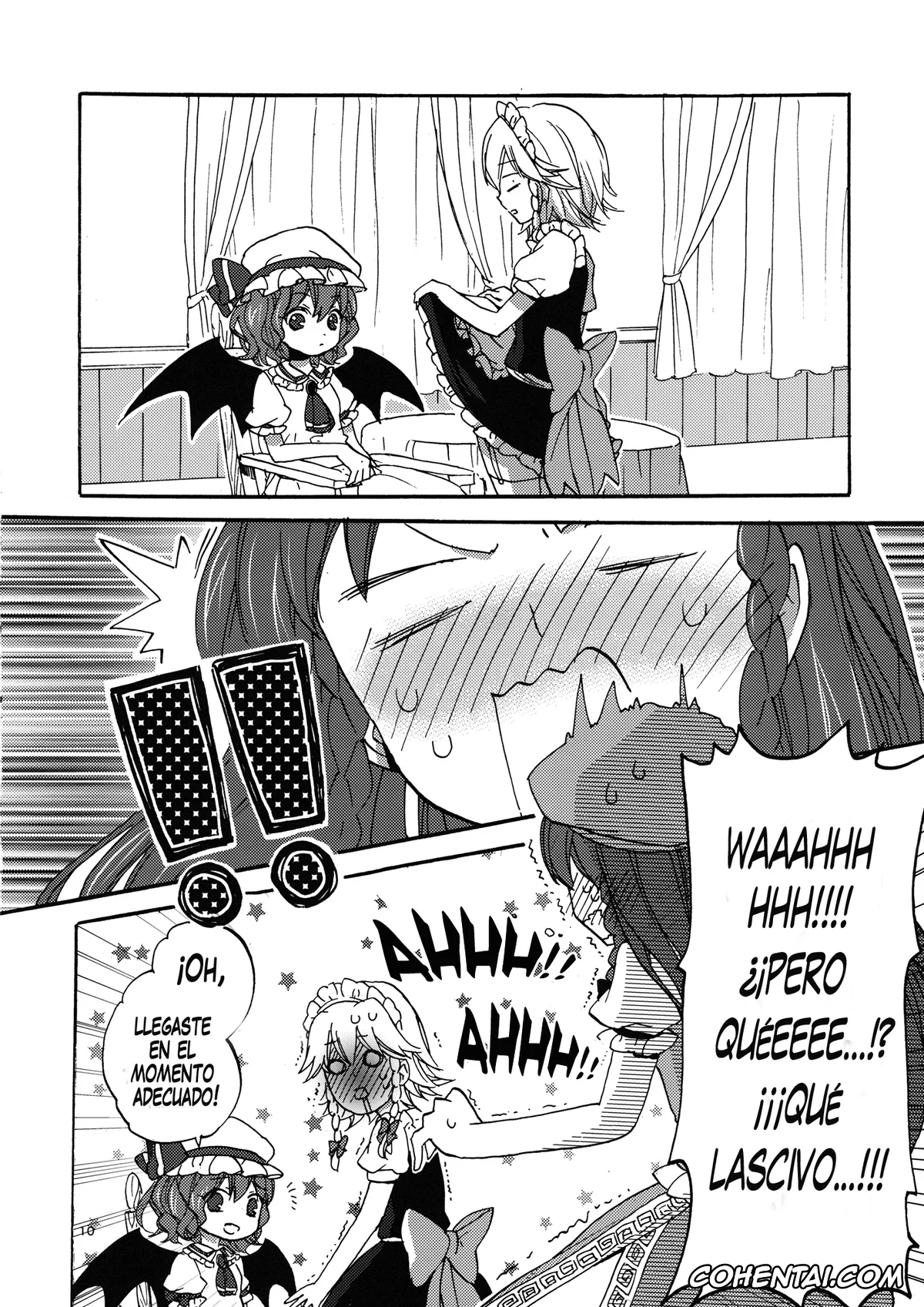 Touhou Project hentai, Hong Meiling hentai, Sakuya Izayoi hentai, Osoto de Asobimasho! (Touhou Project), pagina 9