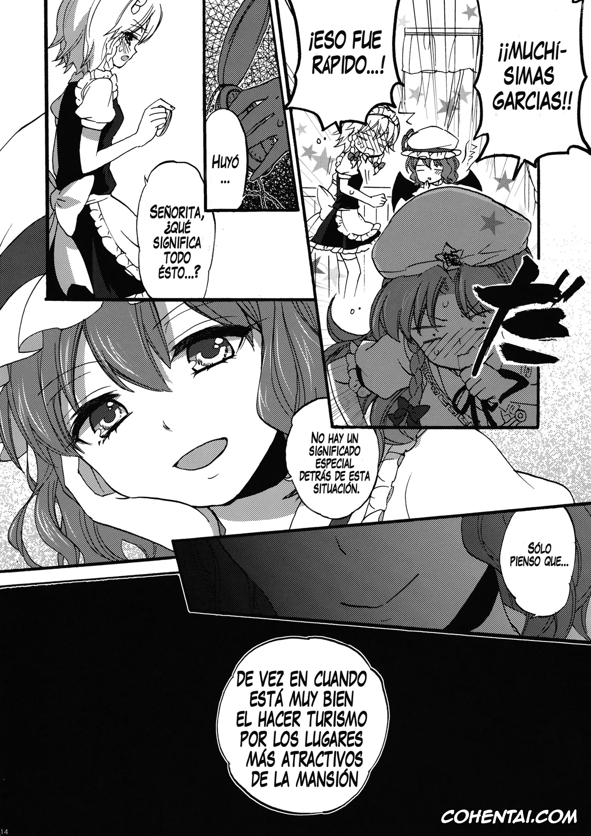 Touhou Project xxx, Hong Meiling xxx, Sakuya Izayoi xxx, Osoto de Asobimasho! (Touhou Project), pagina 13