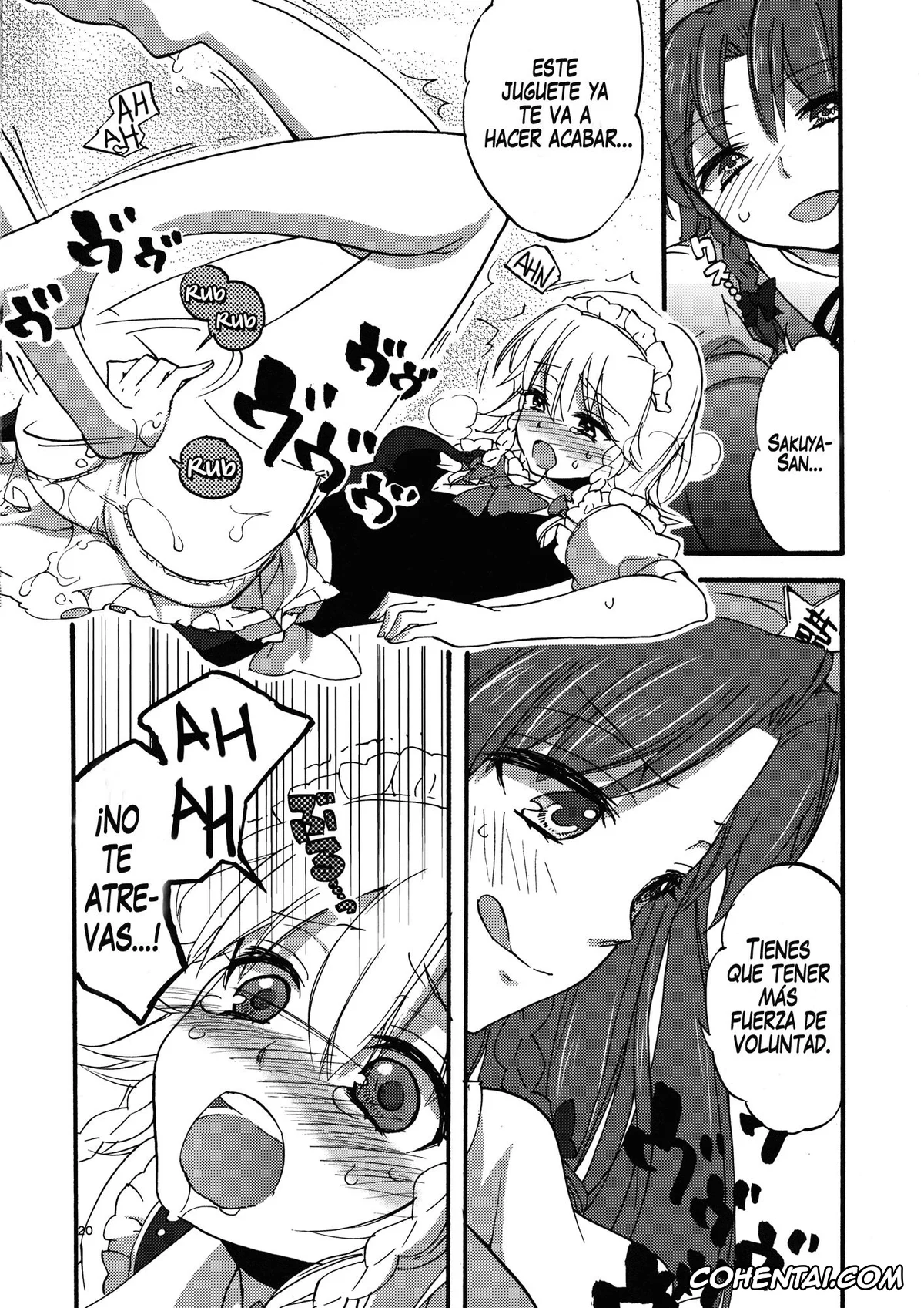 Touhou Project xxx, Hong Meiling xxx, Sakuya Izayoi xxx, Osoto de Asobimasho! (Touhou Project), pagina 19