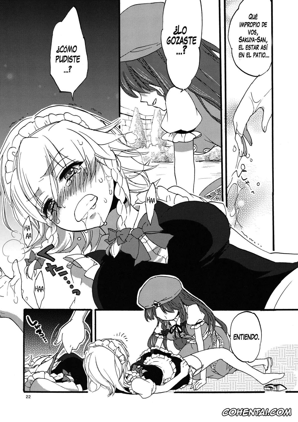Touhou Project hentai, Hong Meiling hentai, Sakuya Izayoi hentai, Osoto de Asobimasho! (Touhou Project), pagina 21