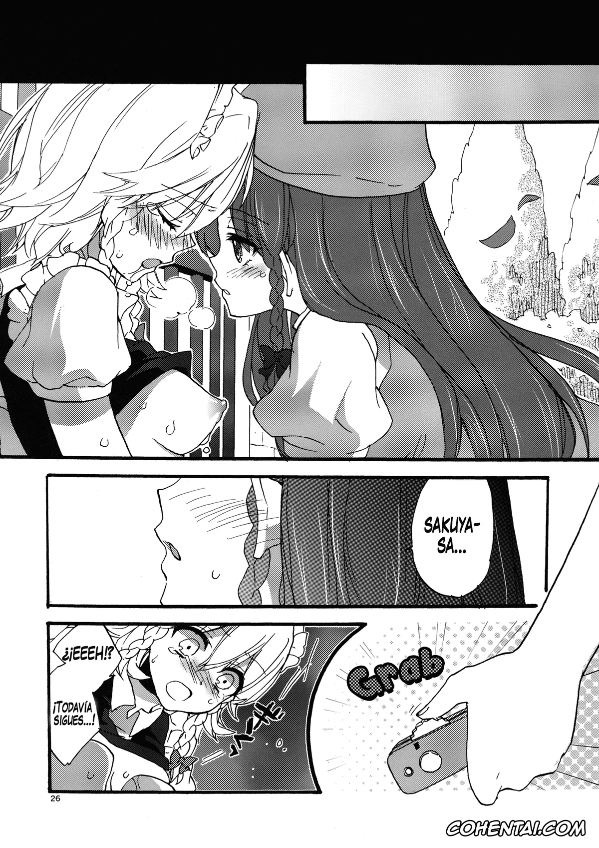 Touhou Project xxx, Hong Meiling xxx, Sakuya Izayoi xxx, Osoto de Asobimasho! (Touhou Project), pagina 25