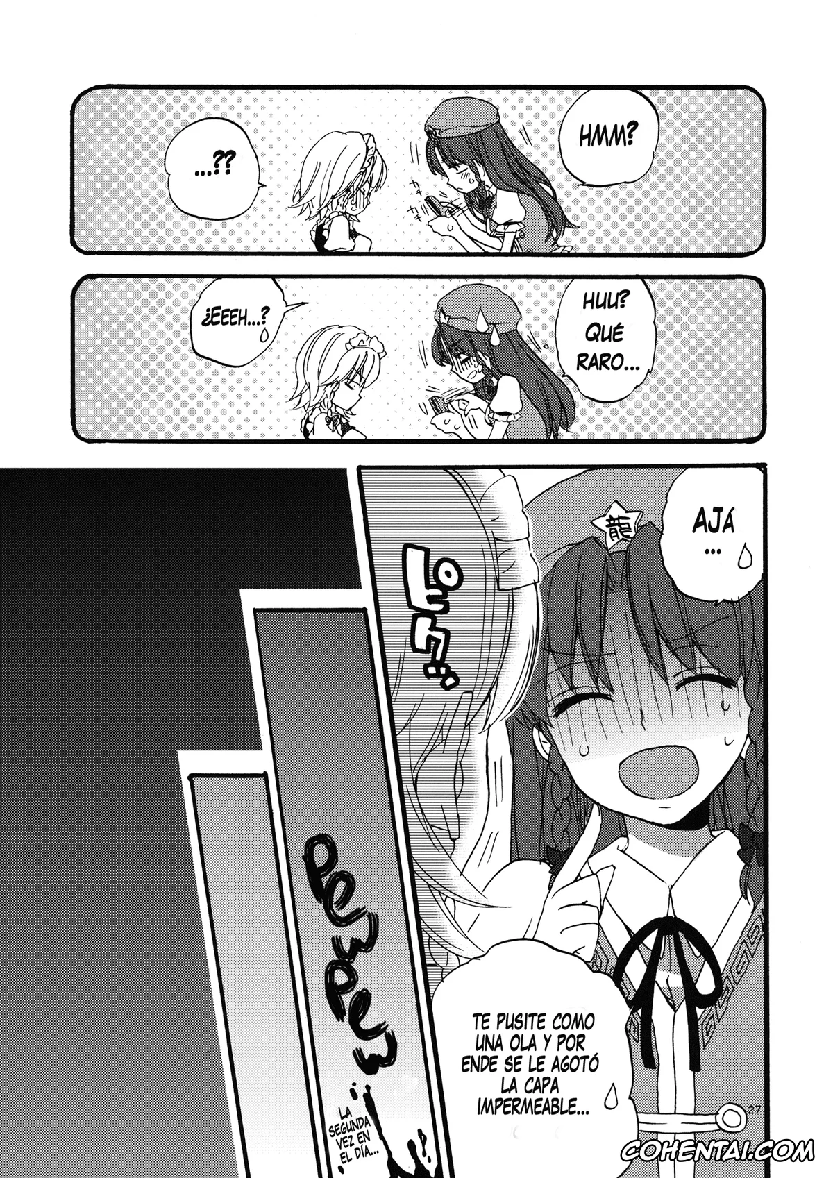 Touhou Project porno, Hong Meiling porno, Sakuya Izayoi porno, Osoto de Asobimasho! (Touhou Project), pagina 26