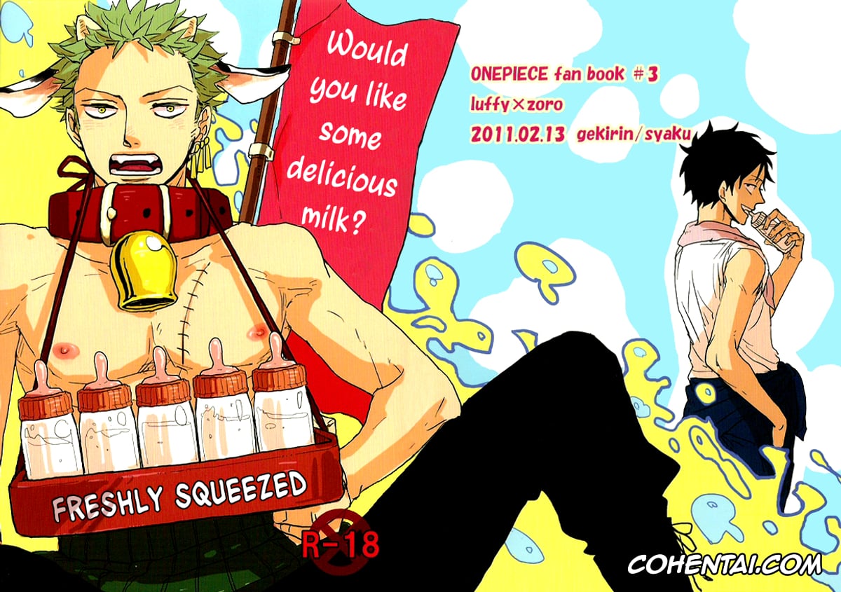 One Piece porno, Monkey D. Luffy porno, Roronoa Zoro porno, Oishii Milk Ikaga desu ka? (One Piece), pagina 2