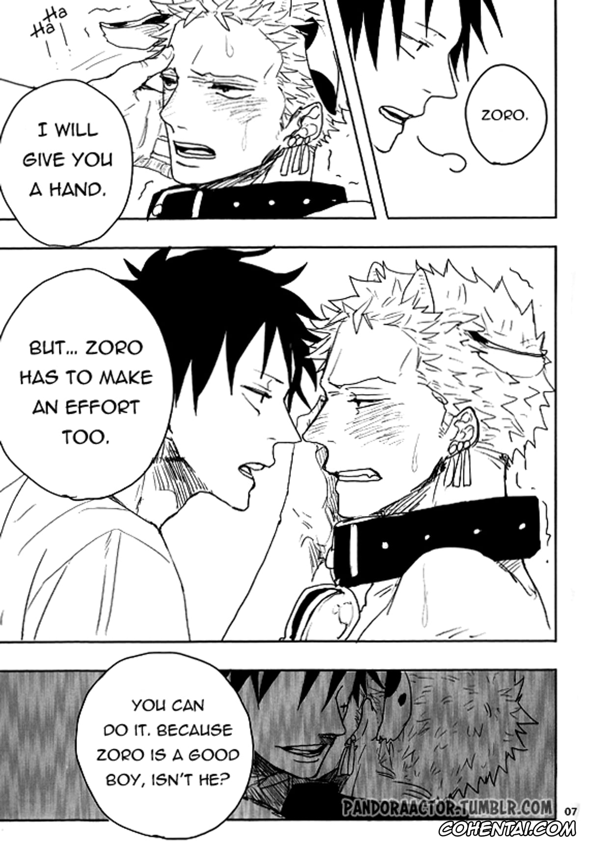 One Piece hentai, Monkey D. Luffy hentai, Roronoa Zoro hentai, Oishii Milk Ikaga desu ka? (One Piece), pagina 9