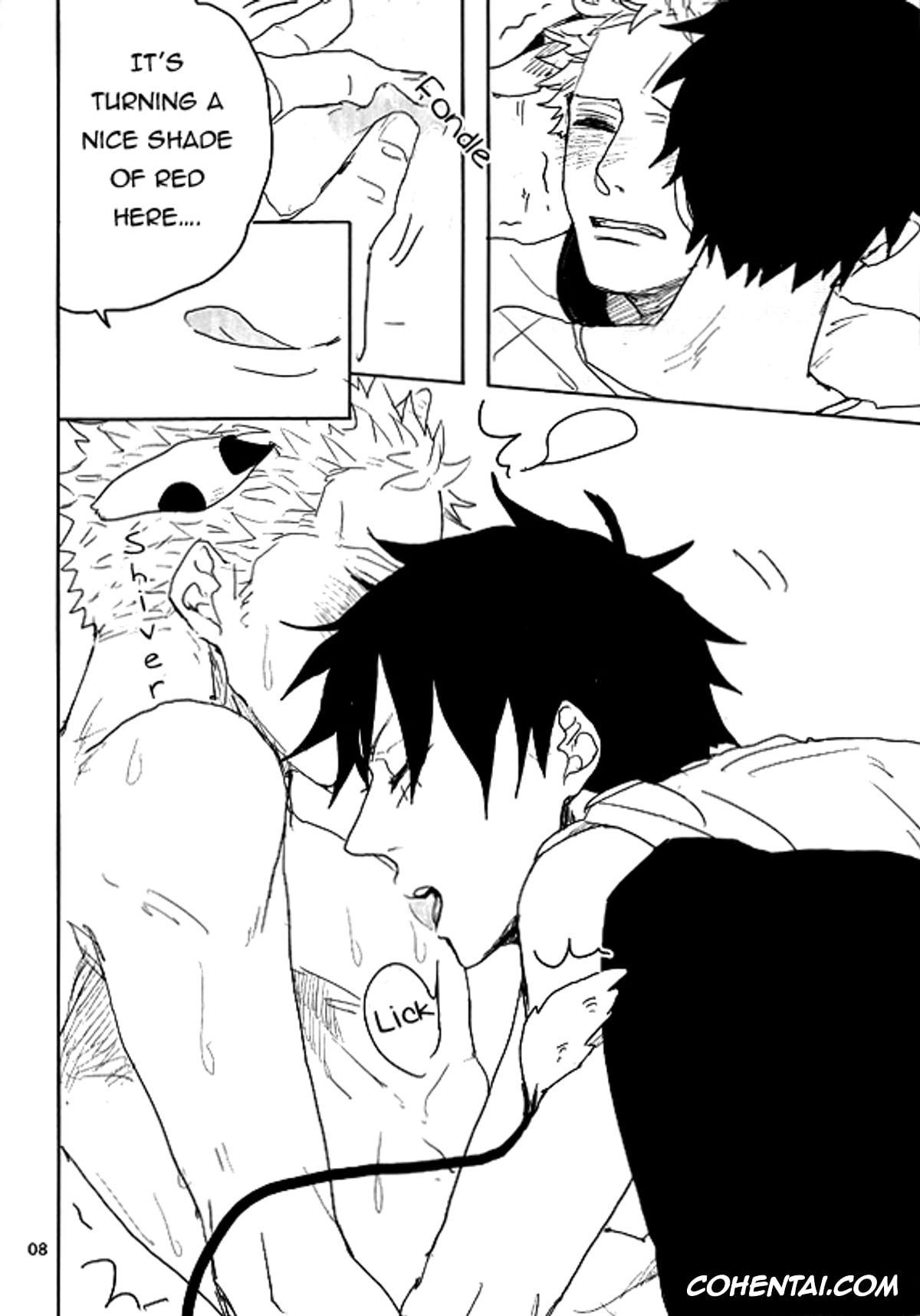 One Piece xxx, Monkey D. Luffy xxx, Roronoa Zoro xxx, Oishii Milk Ikaga desu ka? (One Piece), pagina 10