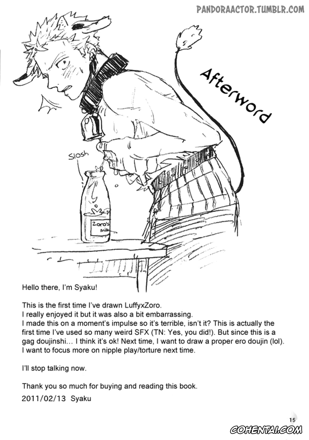 One Piece porno, Monkey D. Luffy porno, Roronoa Zoro porno, Oishii Milk Ikaga desu ka? (One Piece), pagina 17