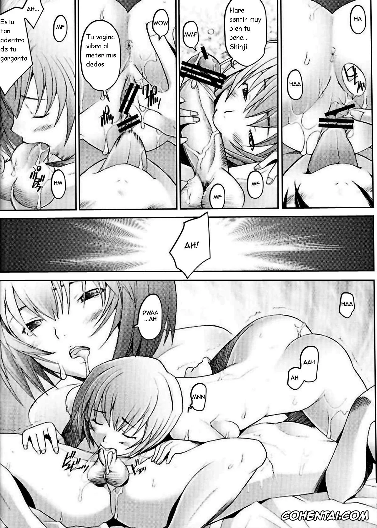 Neon Genesis Evangelion hentai, Asuka Langley Soryu hentai, Rei Ayanami hentai, Ryoji Kaji hentai, Shinji Ikari hentai, EDEN -Rei6- (Neon Genesis Evangelion), pagina 12