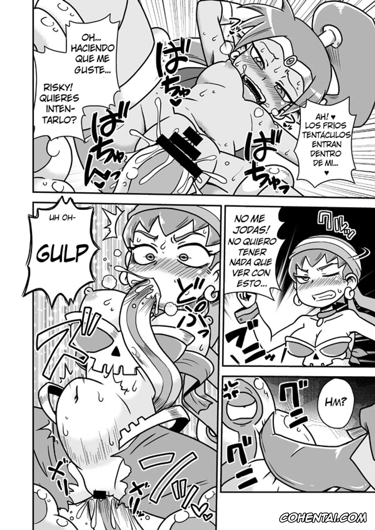 Shantae hentai, Risky Boots hentai, Shantae hentai, Risky Tentacles!! (Shantae), pagina 3