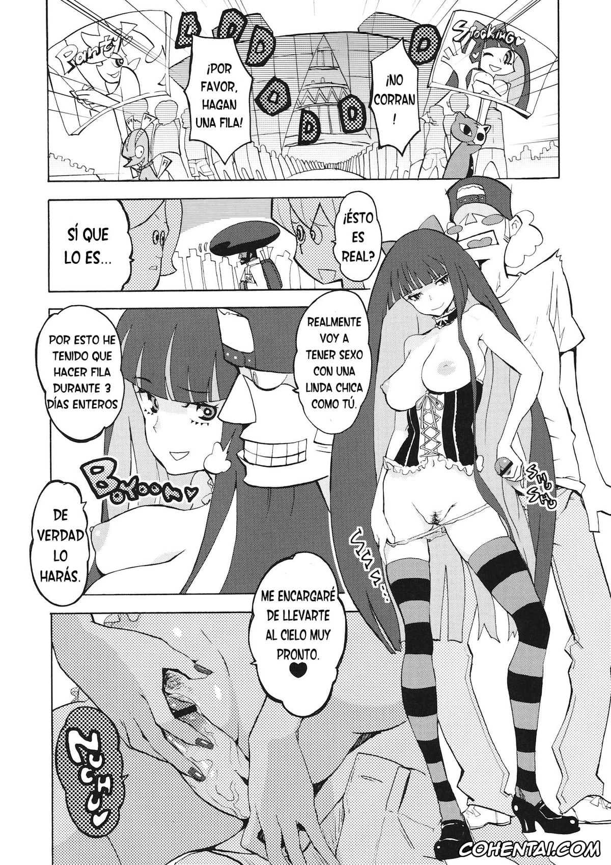 Panty & Stocking with Garterbelt hentai, Kneesocks Demon hentai, Panty Anarchy hentai, Scanty Demon hentai, Stocking Anarchy hentai, CRAZY 4 YOU! (Panty & Stocking with Garterbelt), pagina 9