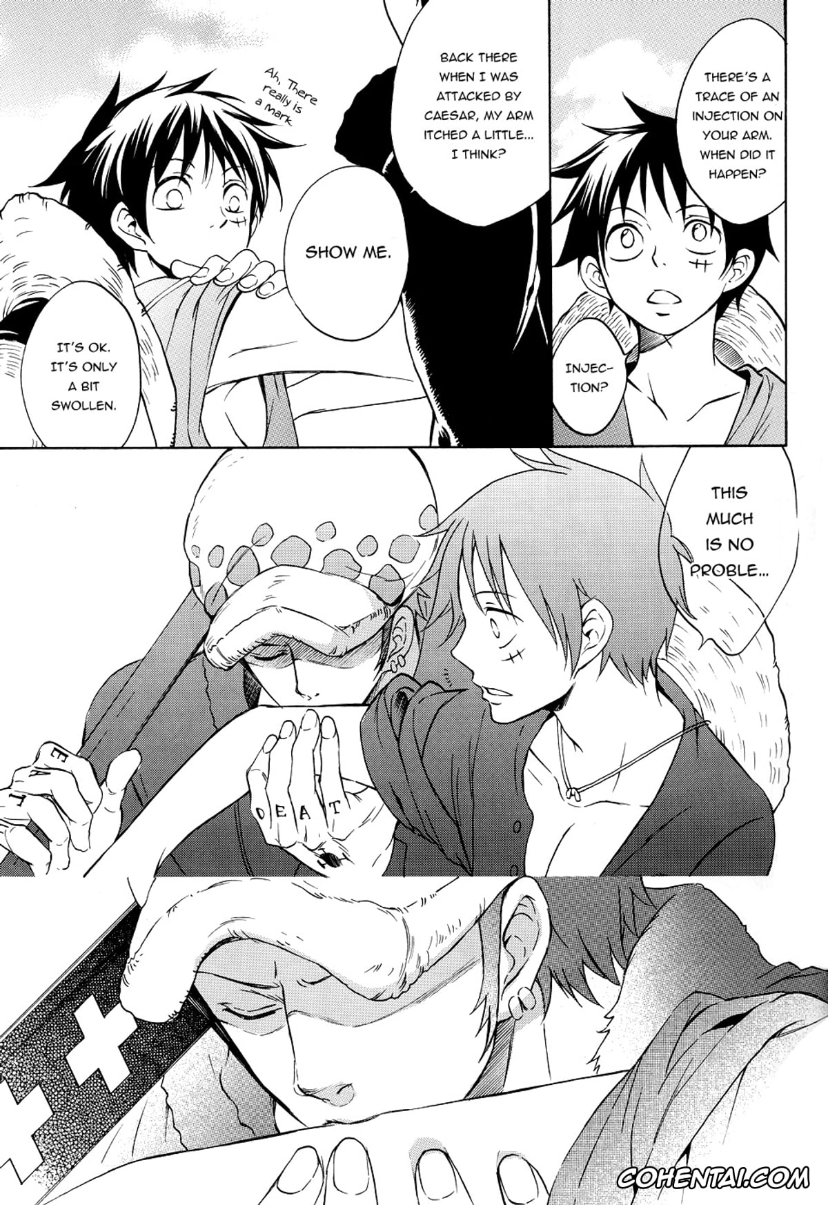 One Piece porno, Monkey D. Luffy porno, Trafalgar Law porno, Strings (One Piece), pagina 8