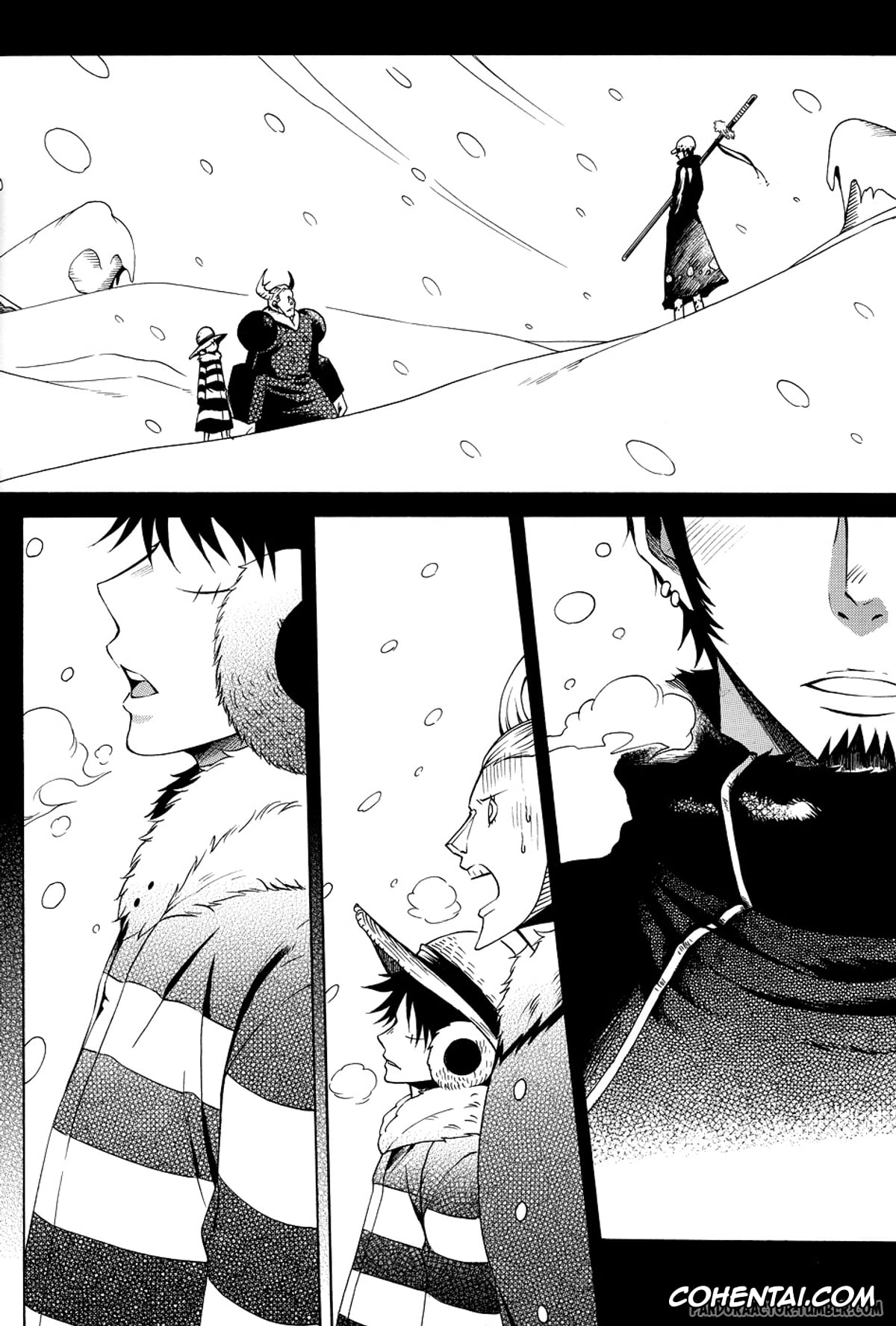 One Piece hentai, Monkey D. Luffy hentai, Trafalgar Law hentai, Strings (One Piece), pagina 15