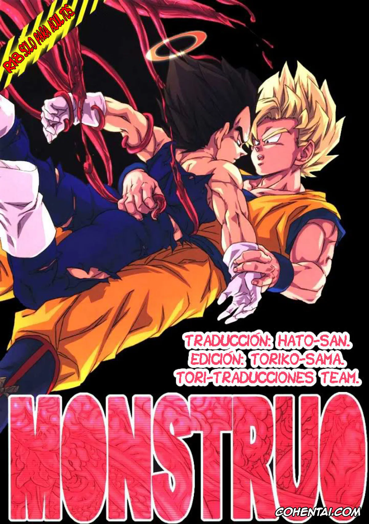 Dragon Ball Z xxx, Son Goku xxx, Vegeta xxx, MONSTRUO (Dragon Ball Z), pagina 1