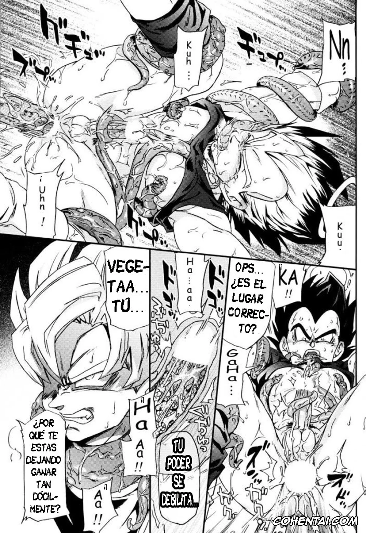 Dragon Ball Z xxx, Son Goku xxx, Vegeta xxx, MONSTRUO (Dragon Ball Z), pagina 13