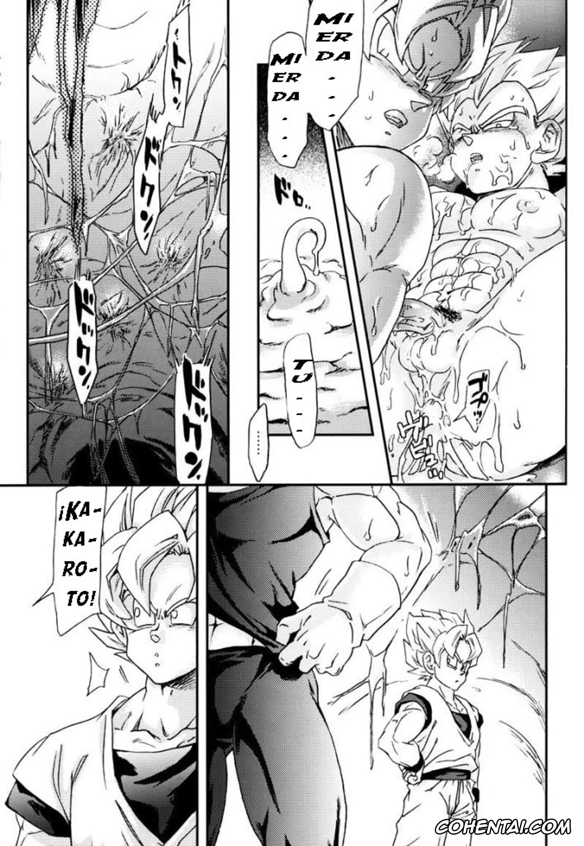 Dragon Ball Z hentai, Son Goku hentai, Vegeta hentai, MONSTRUO (Dragon Ball Z), pagina 33