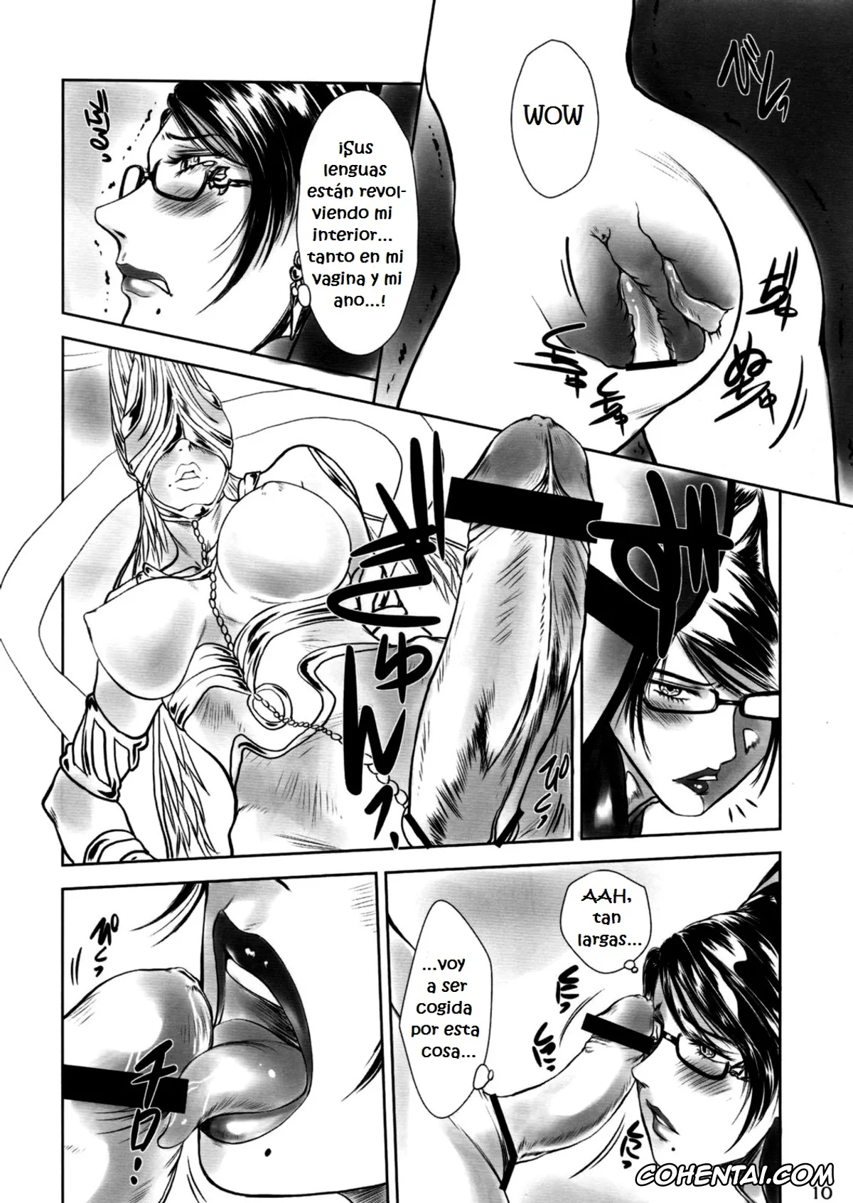Bayonetta hentai, Bayonetta hentai, YARARETTA (Bayonetta), pagina 9