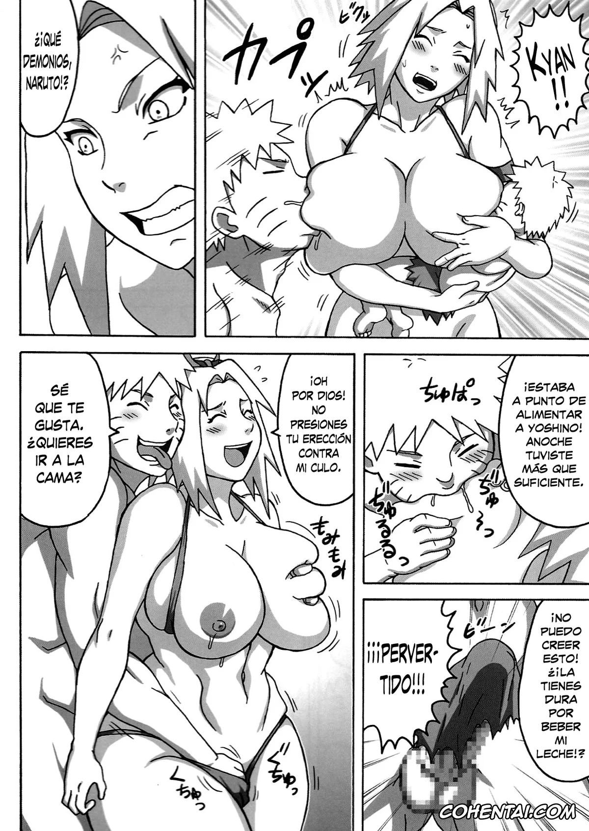 NARUTO hentai, Naruto Uzumaki hentai, Sakura Haruno hentai, Tsunade hentai, Jungle GO (Naruto), pagina 3