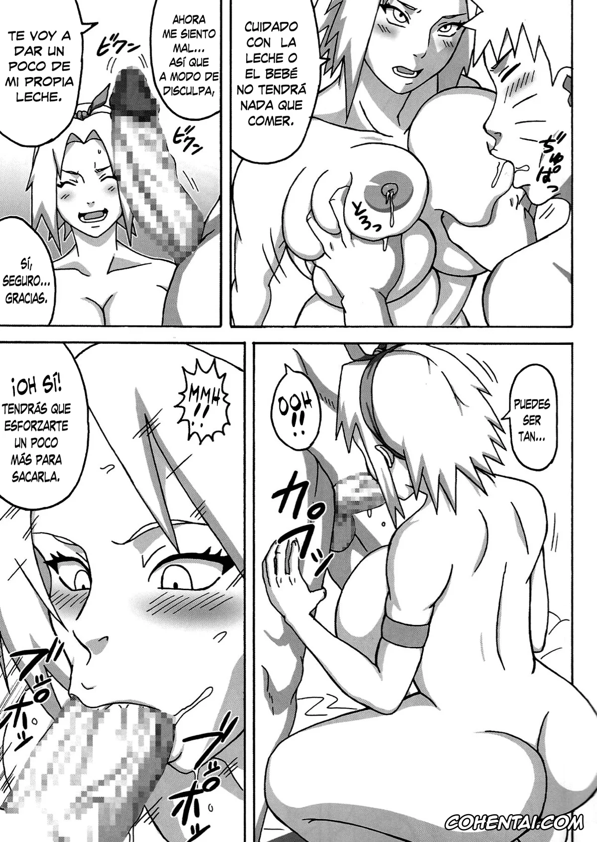 NARUTO hentai, Naruto Uzumaki hentai, Sakura Haruno hentai, Tsunade hentai, Jungle GO (Naruto), pagina 6