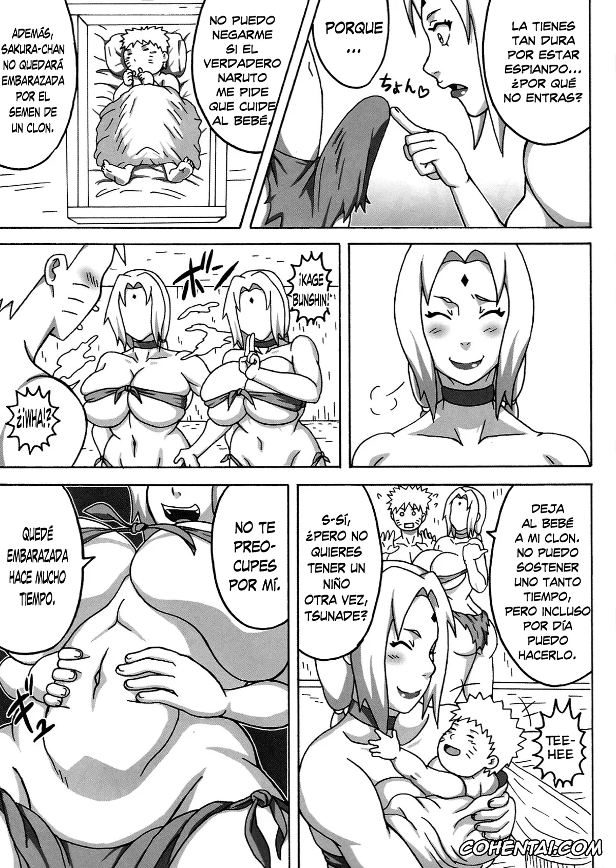 NARUTO xxx, Naruto Uzumaki xxx, Sakura Haruno xxx, Tsunade xxx, Jungle GO (Naruto), pagina 16