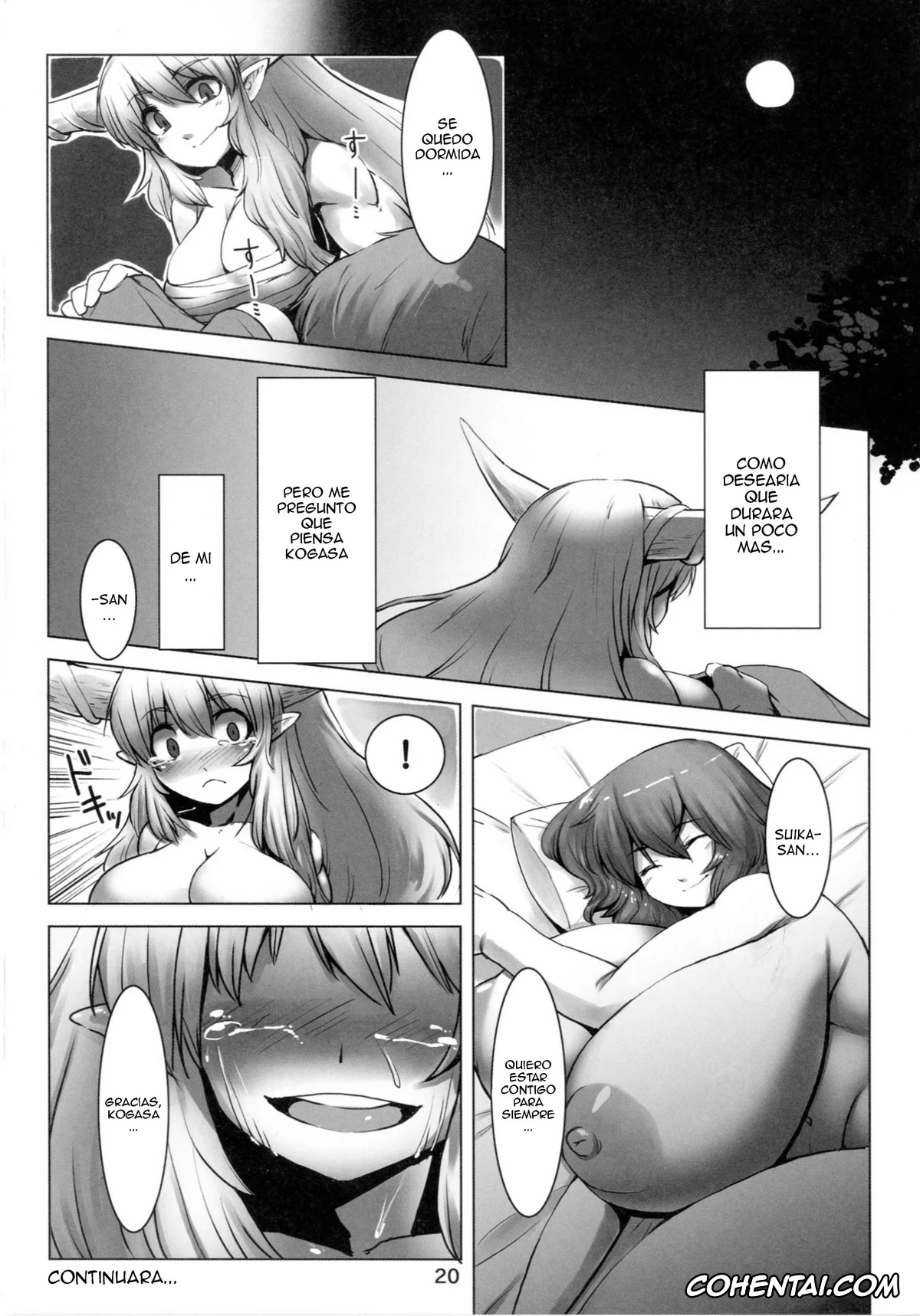 Touhou Project porno, Kogasa Tatara porno, Suika Ibuki porno, Suteki na Sato de Kurashimasho Ni (Touhou Project), pagina 20