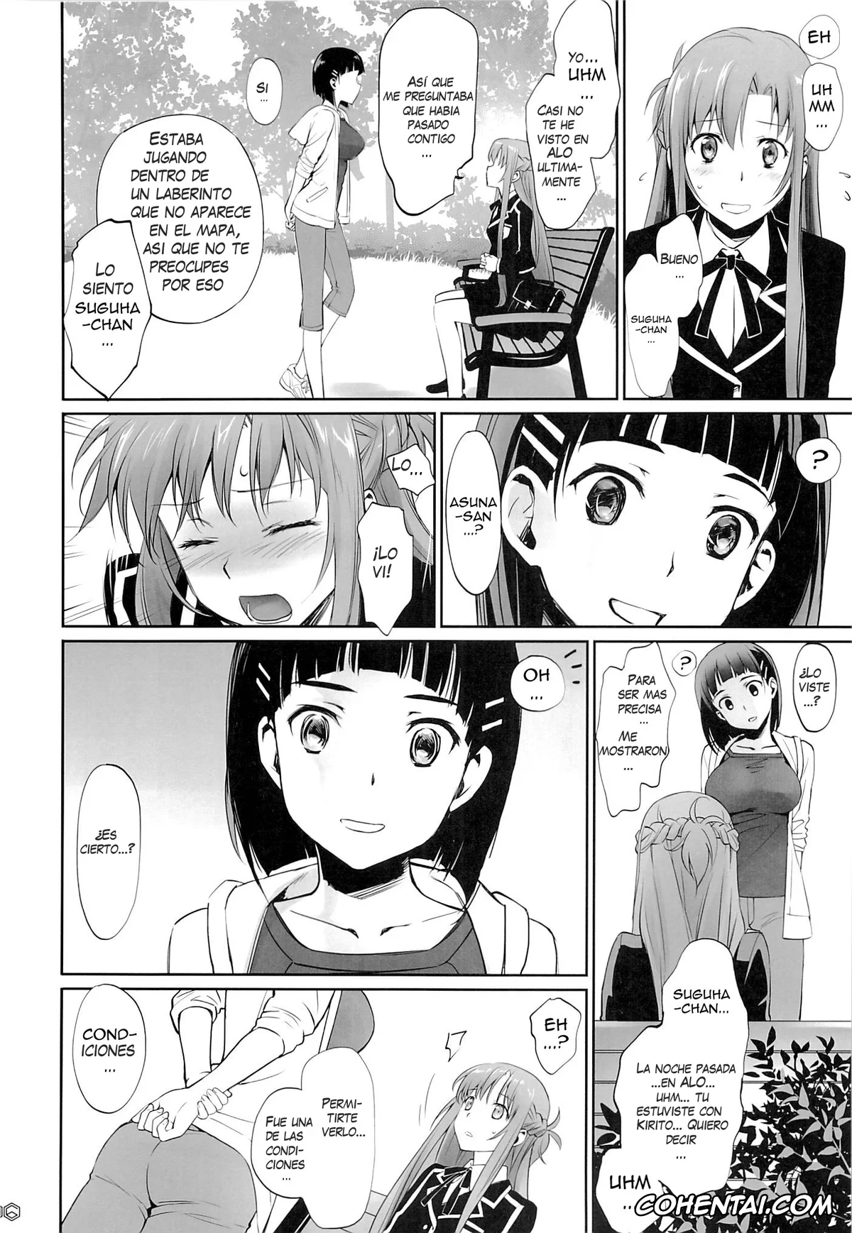 Sword Art Online porno, Asuna Yuuki porno, Kazuto Kirigaya | Kirito porno, Suguha Kirigaya porno, turnover (Sword Art Online), pagina 5