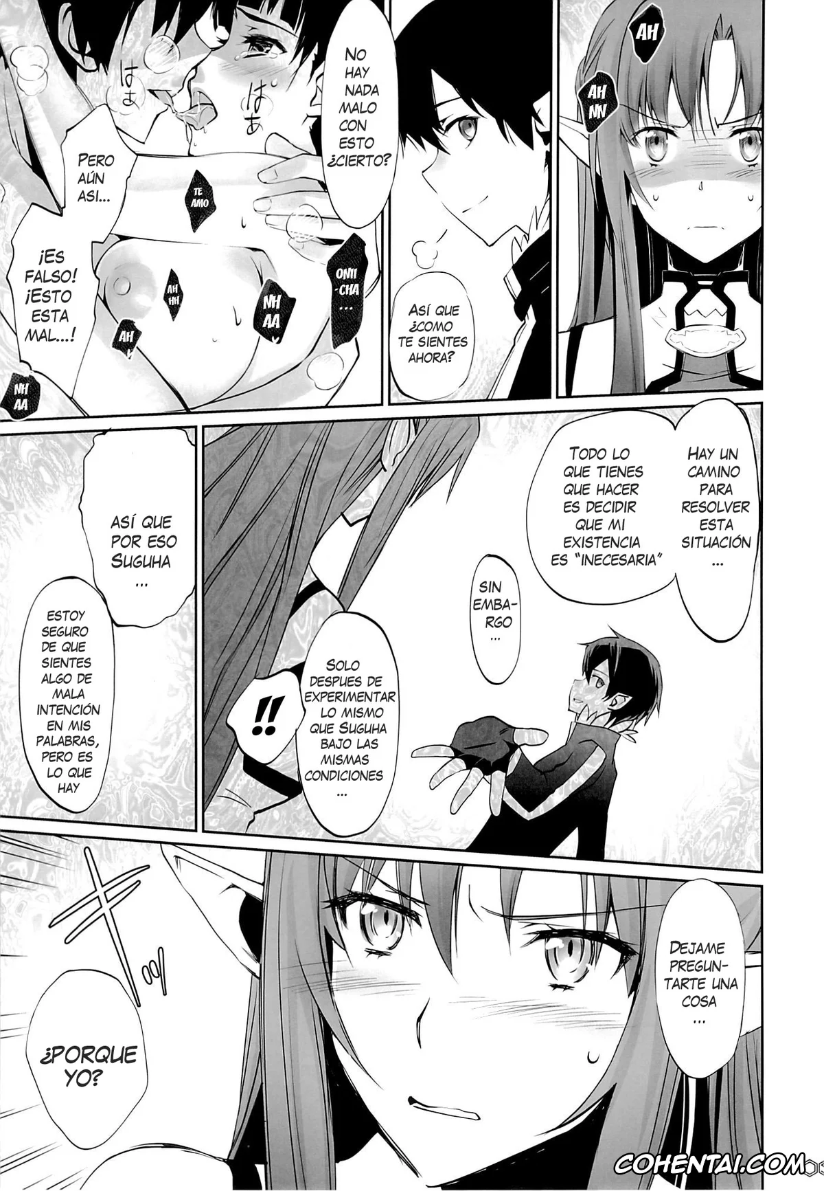 Sword Art Online porno, Asuna Yuuki porno, Kazuto Kirigaya | Kirito porno, Suguha Kirigaya porno, turnover (Sword Art Online), pagina 8