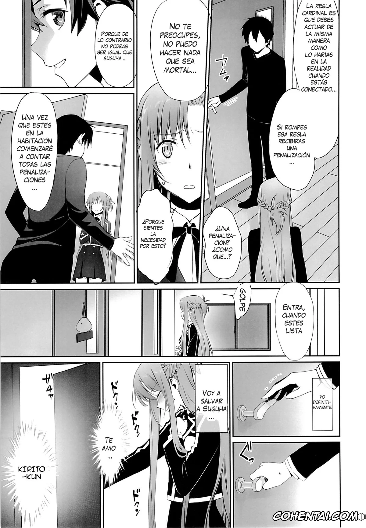 Sword Art Online hentai, Asuna Yuuki hentai, Kazuto Kirigaya | Kirito hentai, Suguha Kirigaya hentai, turnover (Sword Art Online), pagina 12