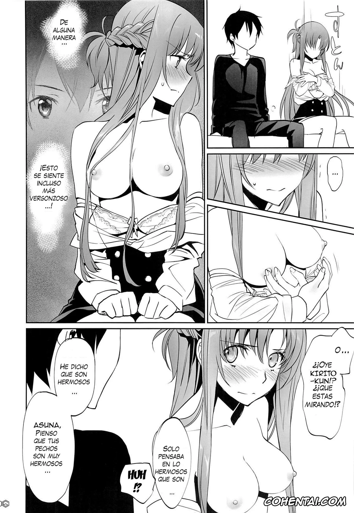 Sword Art Online hentai, Asuna Yuuki hentai, Kazuto Kirigaya | Kirito hentai, Suguha Kirigaya hentai, turnover (Sword Art Online), pagina 15