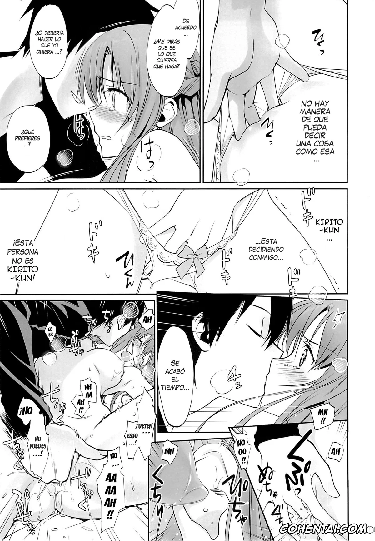 Sword Art Online hentai, Asuna Yuuki hentai, Kazuto Kirigaya | Kirito hentai, Suguha Kirigaya hentai, turnover (Sword Art Online), pagina 18