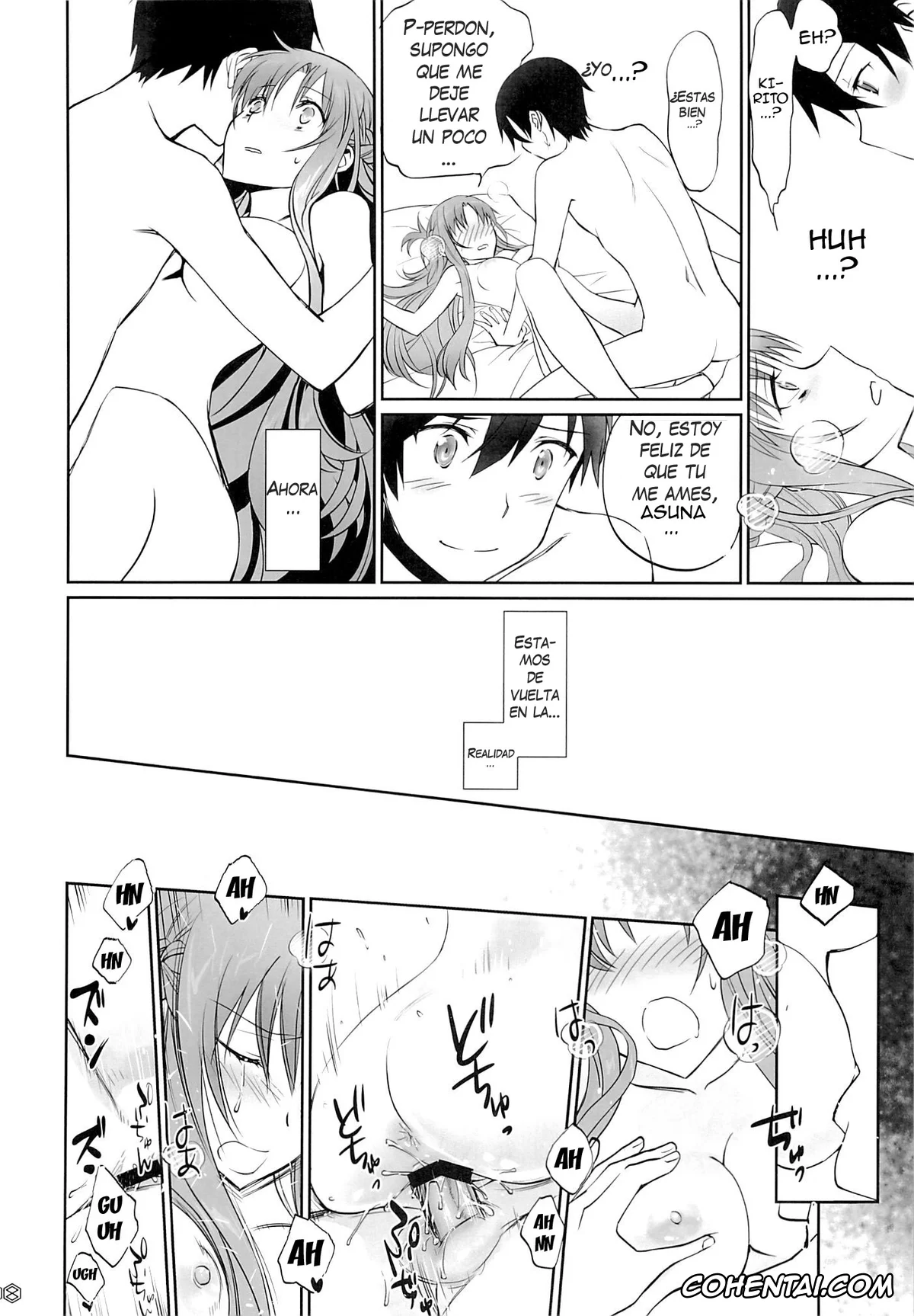 Sword Art Online xxx, Asuna Yuuki xxx, Kazuto Kirigaya | Kirito xxx, Suguha Kirigaya xxx, turnover (Sword Art Online), pagina 37