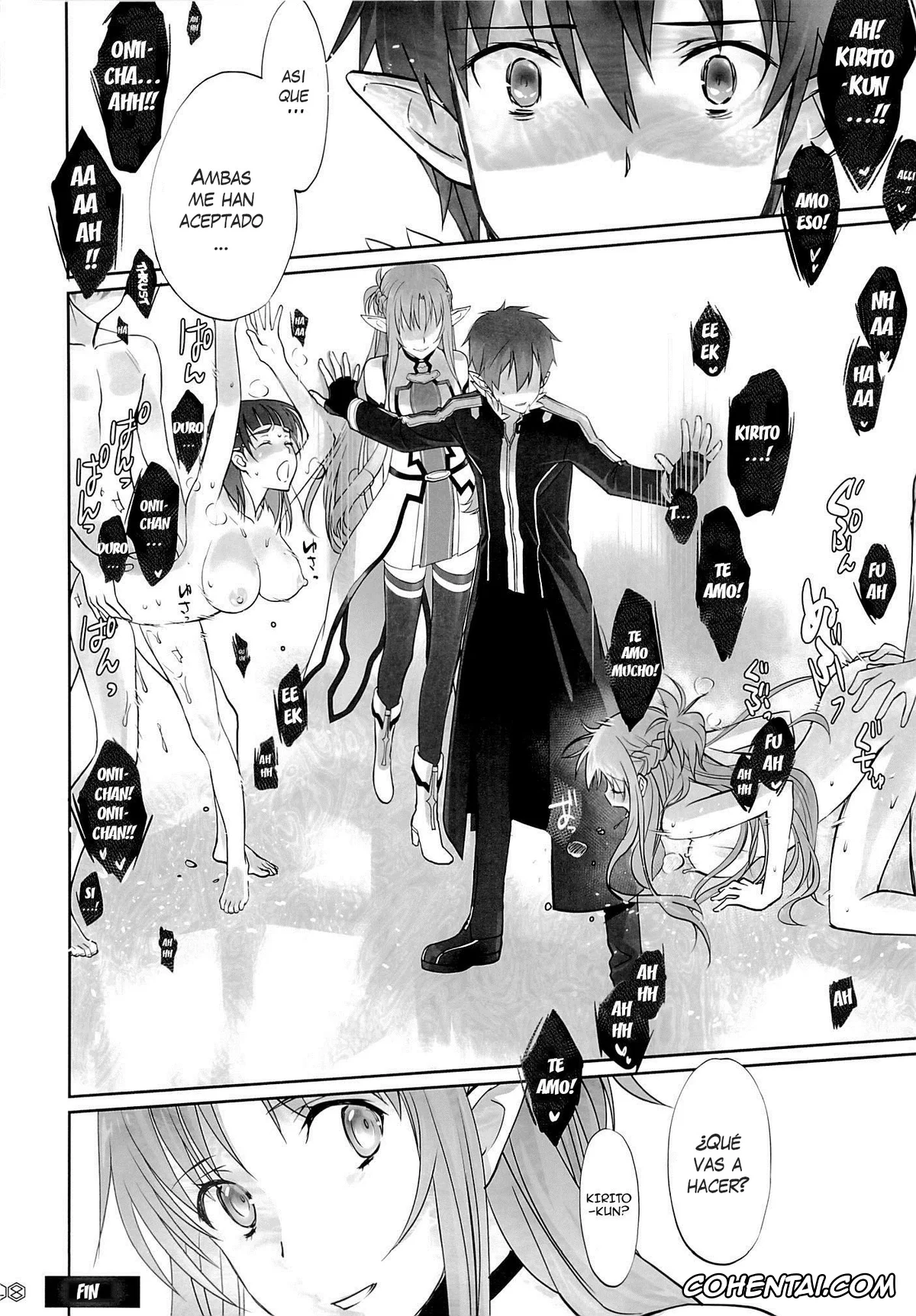 Sword Art Online porno, Asuna Yuuki porno, Kazuto Kirigaya | Kirito porno, Suguha Kirigaya porno, turnover (Sword Art Online), pagina 47
