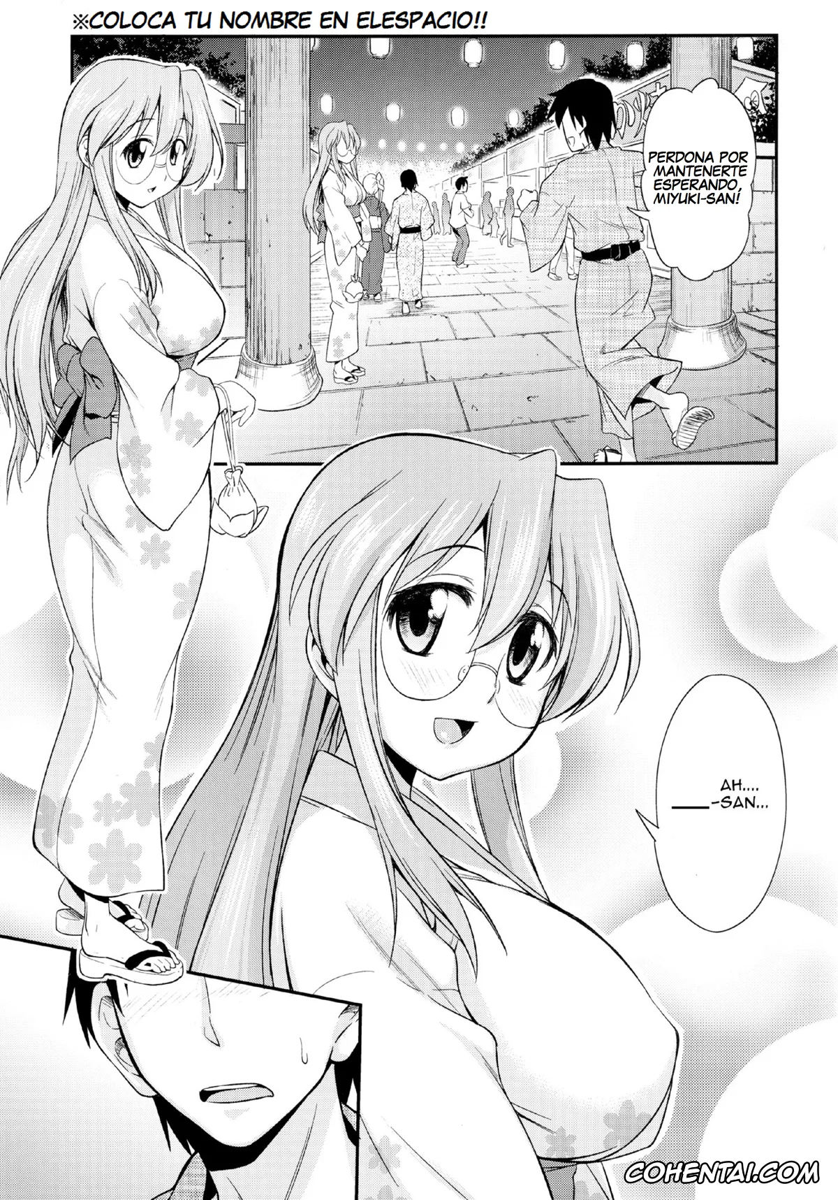 Lucky Star hentai, Miyuki Takara hentai, Matsuribayashi (Lucky Star), pagina 3