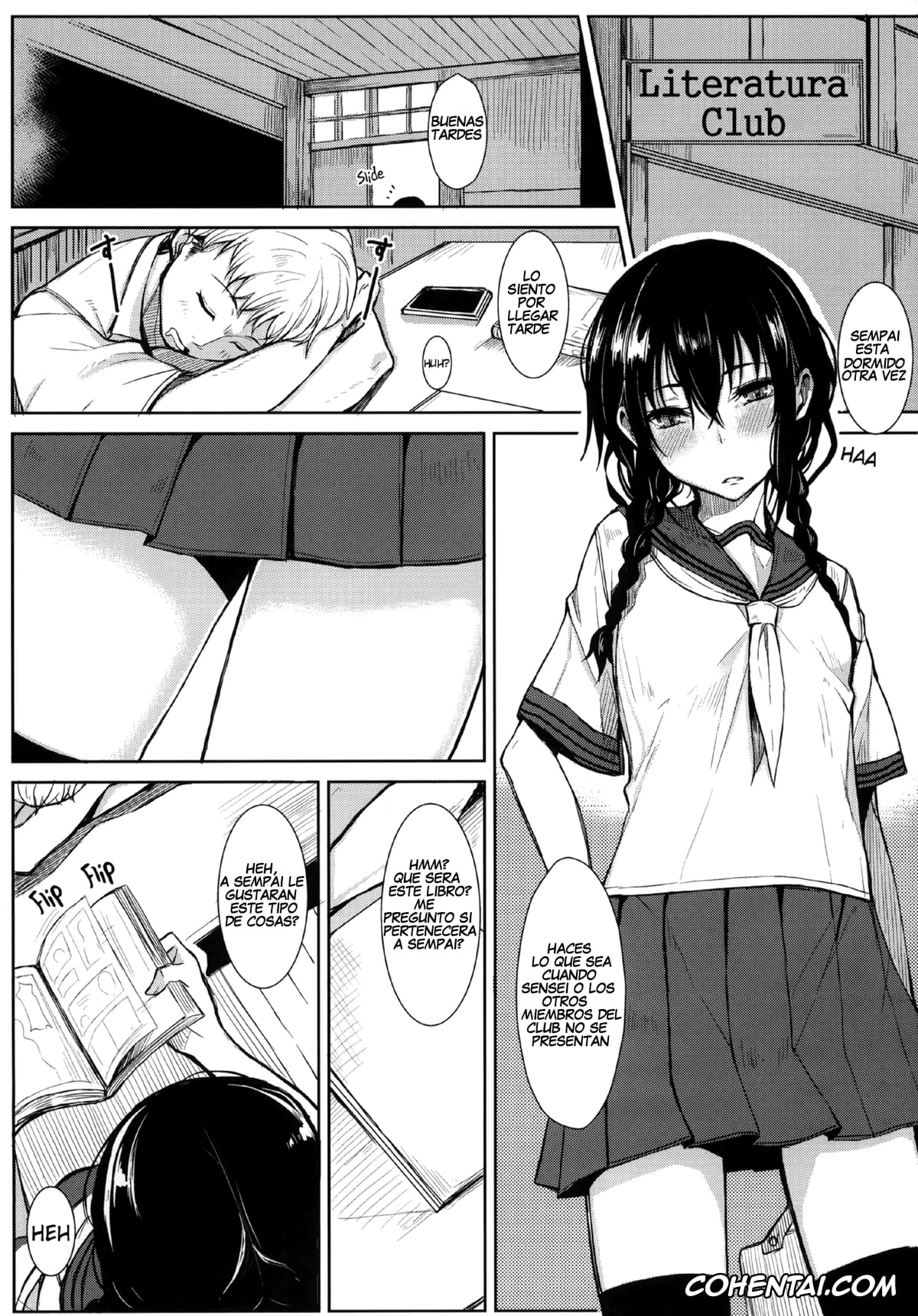 Original porno, Kouhai-chan ni Eroi Koto sareru Hon, pagina 2