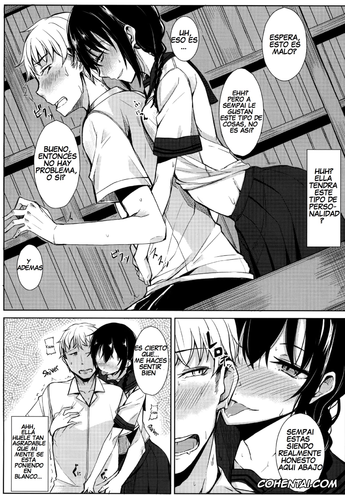 Original xxx, Kouhai-chan ni Eroi Koto sareru Hon, pagina 4