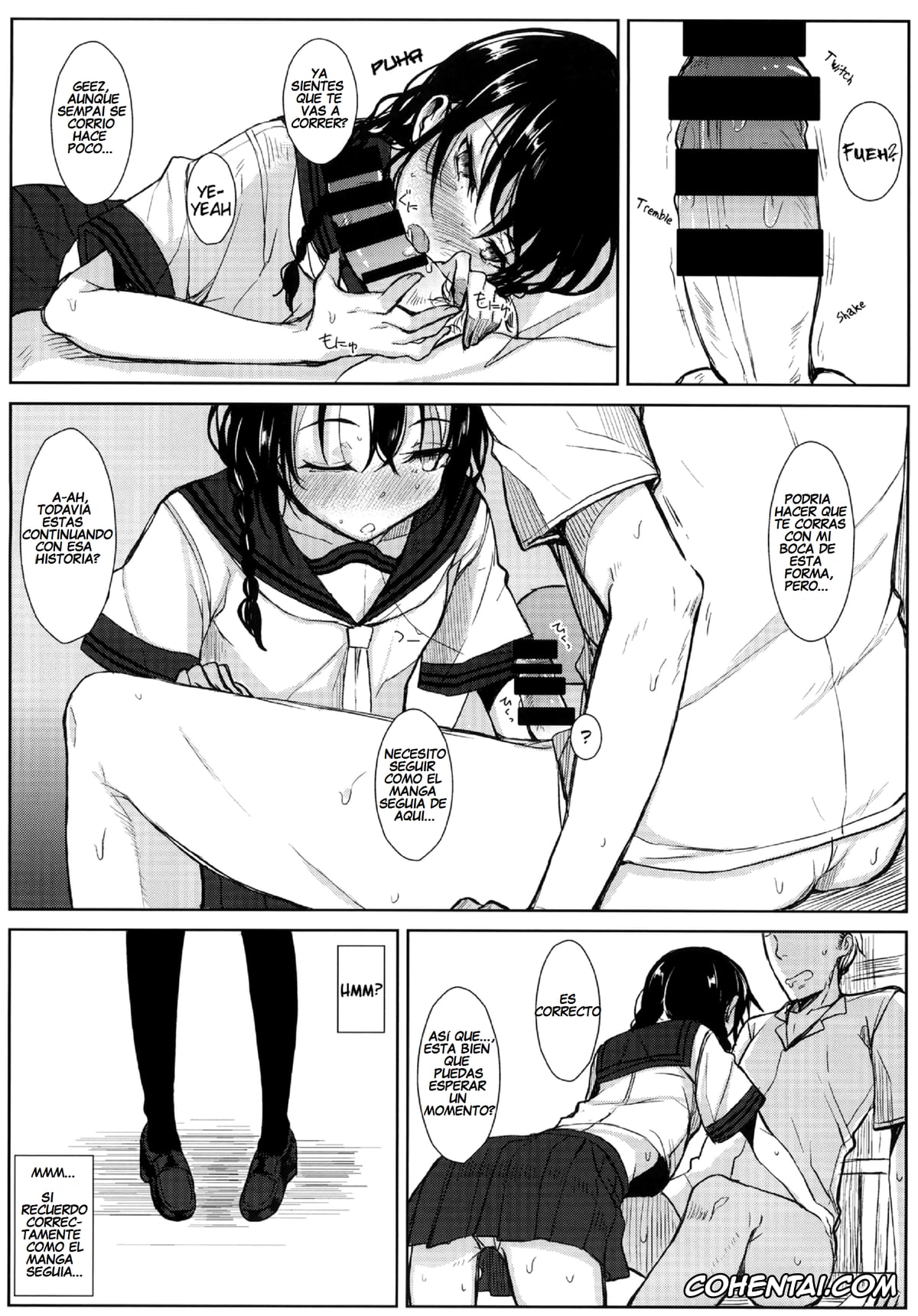 Original hentai, Kouhai-chan ni Eroi Koto sareru Hon, pagina 9