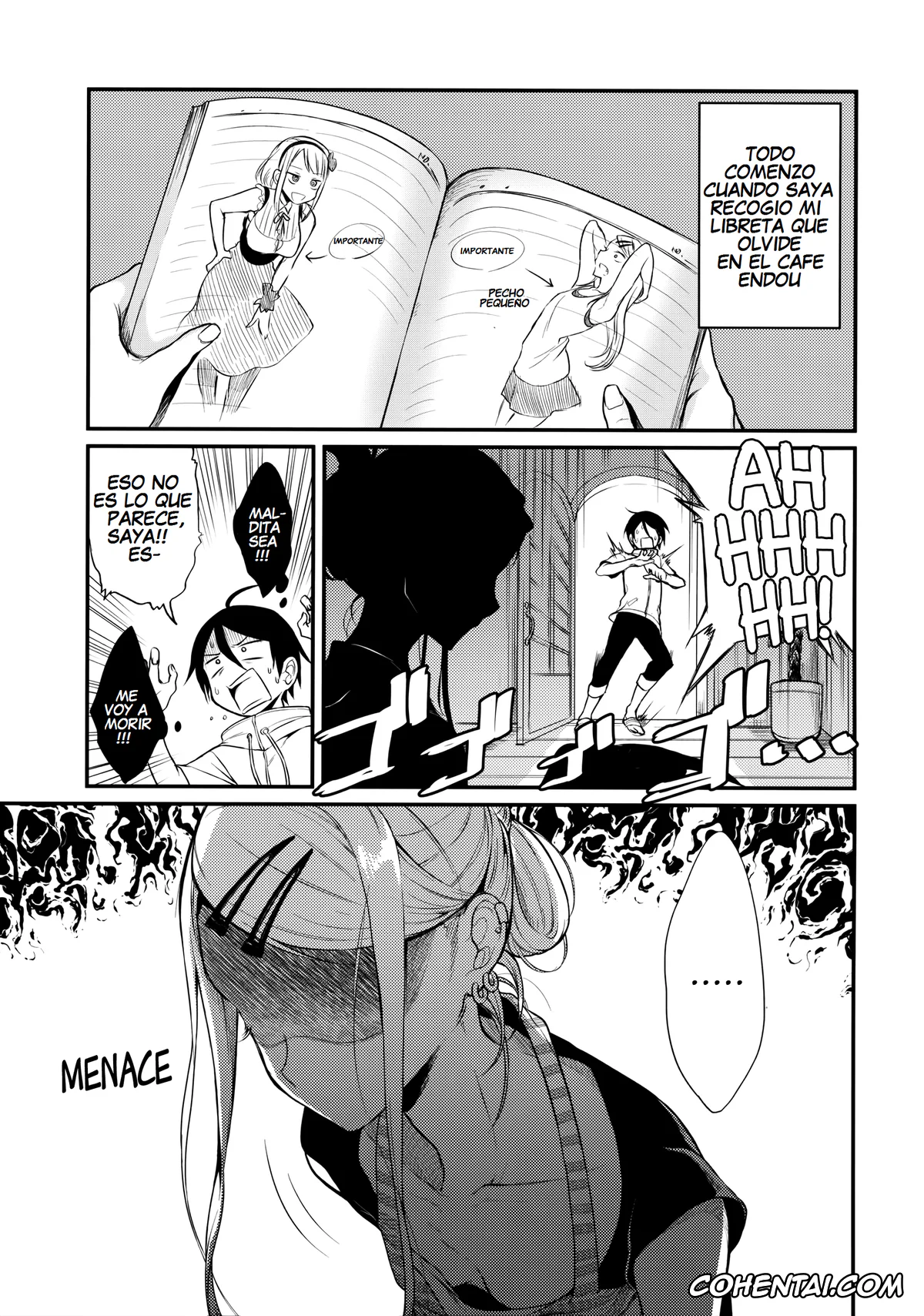 Dagashi Kashi xxx, Kokonotsu Shikada xxx, Saya Endou xxx, Otona No Dagashi 4 (Dagashi Kashi), pagina 4