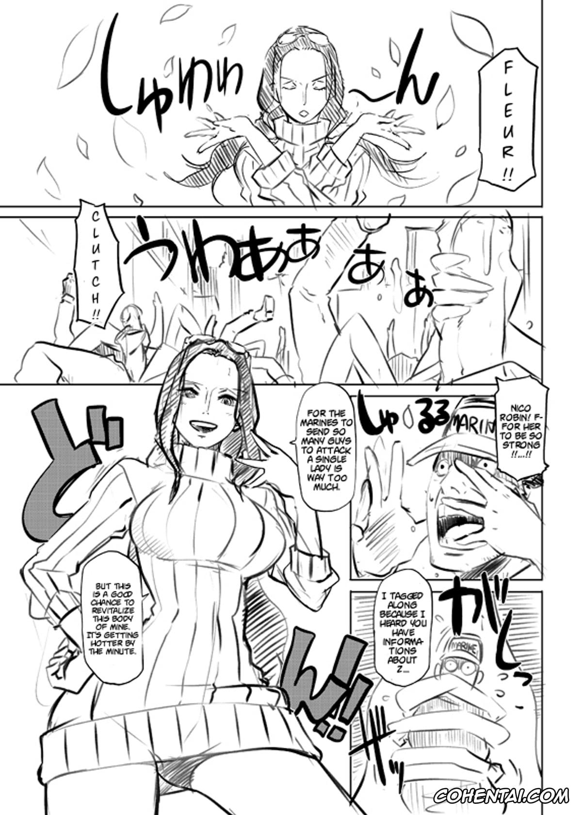 One Piece porno, Nico Robin porno, Omakebon WEB Ban (One Piece), pagina 2
