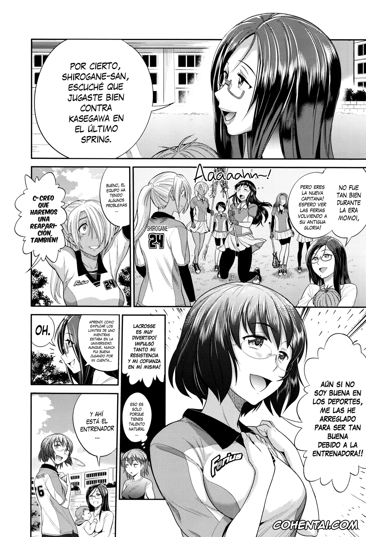 Revistas hentai, COMIC ExE hentai, Joshi Lacu! – Girls Lacrosse Club ~2 Years Later~ Ch. 0 (COMIC ExE 01), pagina 6