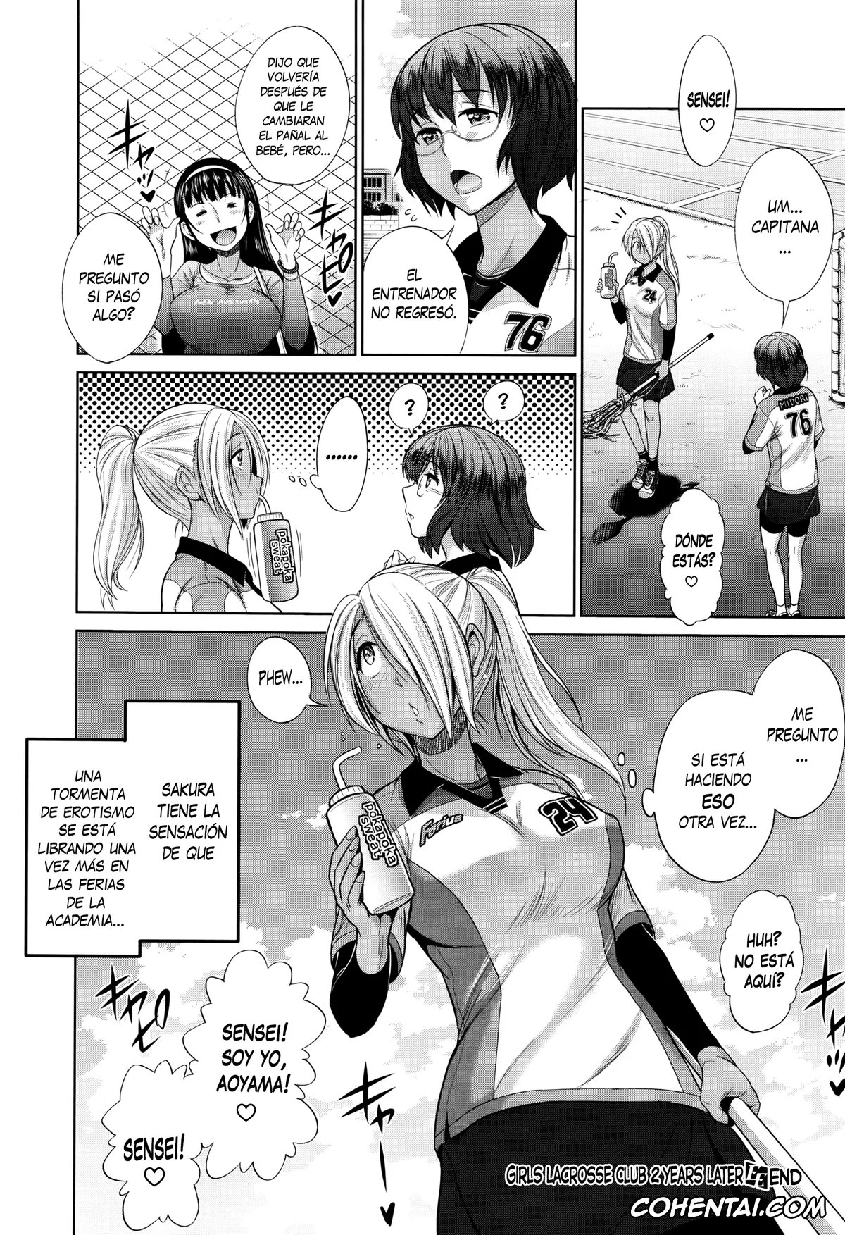 Revistas hentai, COMIC ExE hentai, Joshi Lacu! – Girls Lacrosse Club ~2 Years Later~ Ch. 0 (COMIC ExE 01), pagina 36