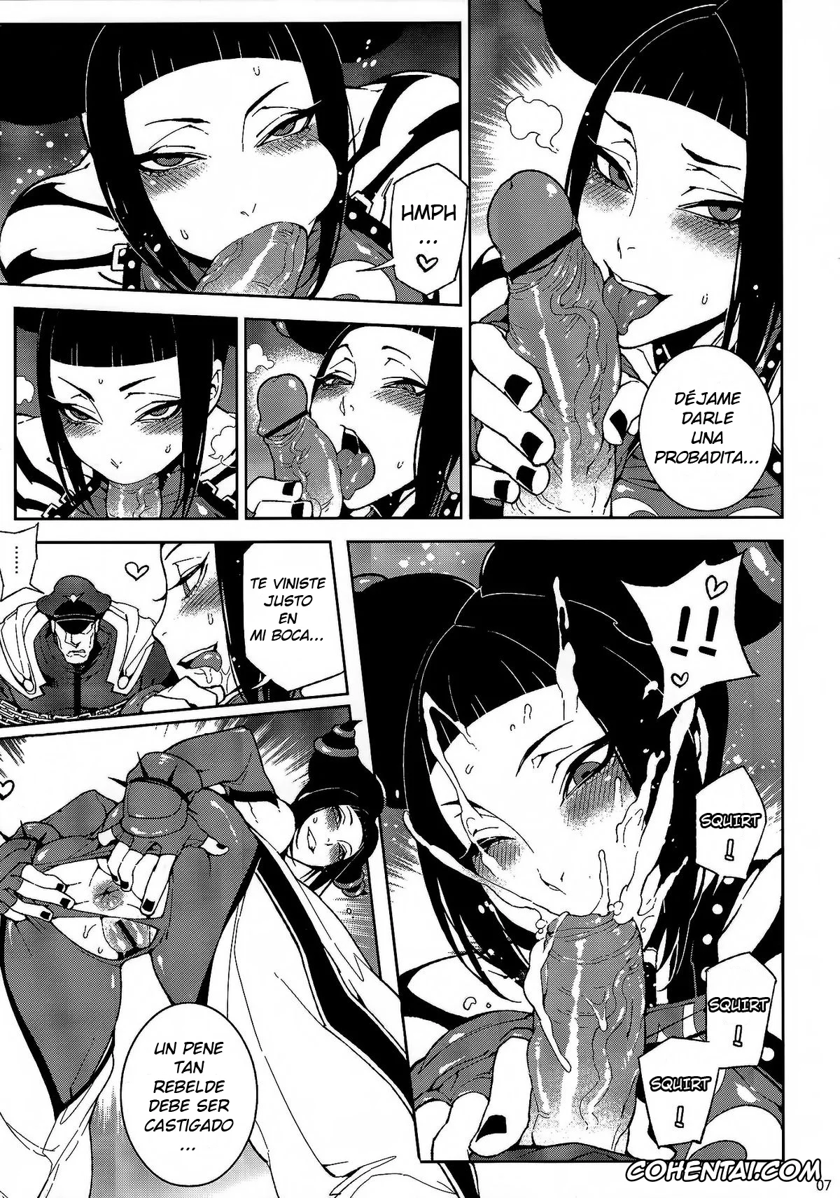 Street Fighter porno, Juri Han porno, M. Bison porno, Lose Control (Super Street Fighter IV), pagina 8