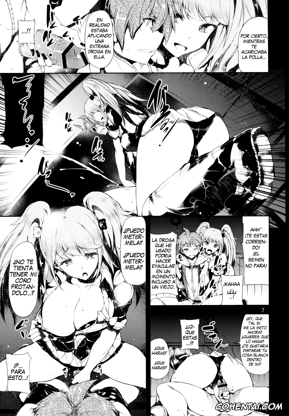 Danganronpa hentai, Junko Enoshima hentai, Kyouko Kirigiri hentai, Makoto Naegi hentai, Sayaka Maizono hentai, Before Doom (Danganronpa), pagina 6