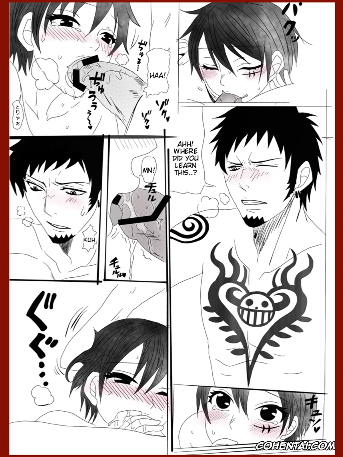 One Piece porno, Monkey D. Luffy porno, Trafalgar Law porno, Salad roll reunion story . Sequel R-18. (One Piece), pagina 5