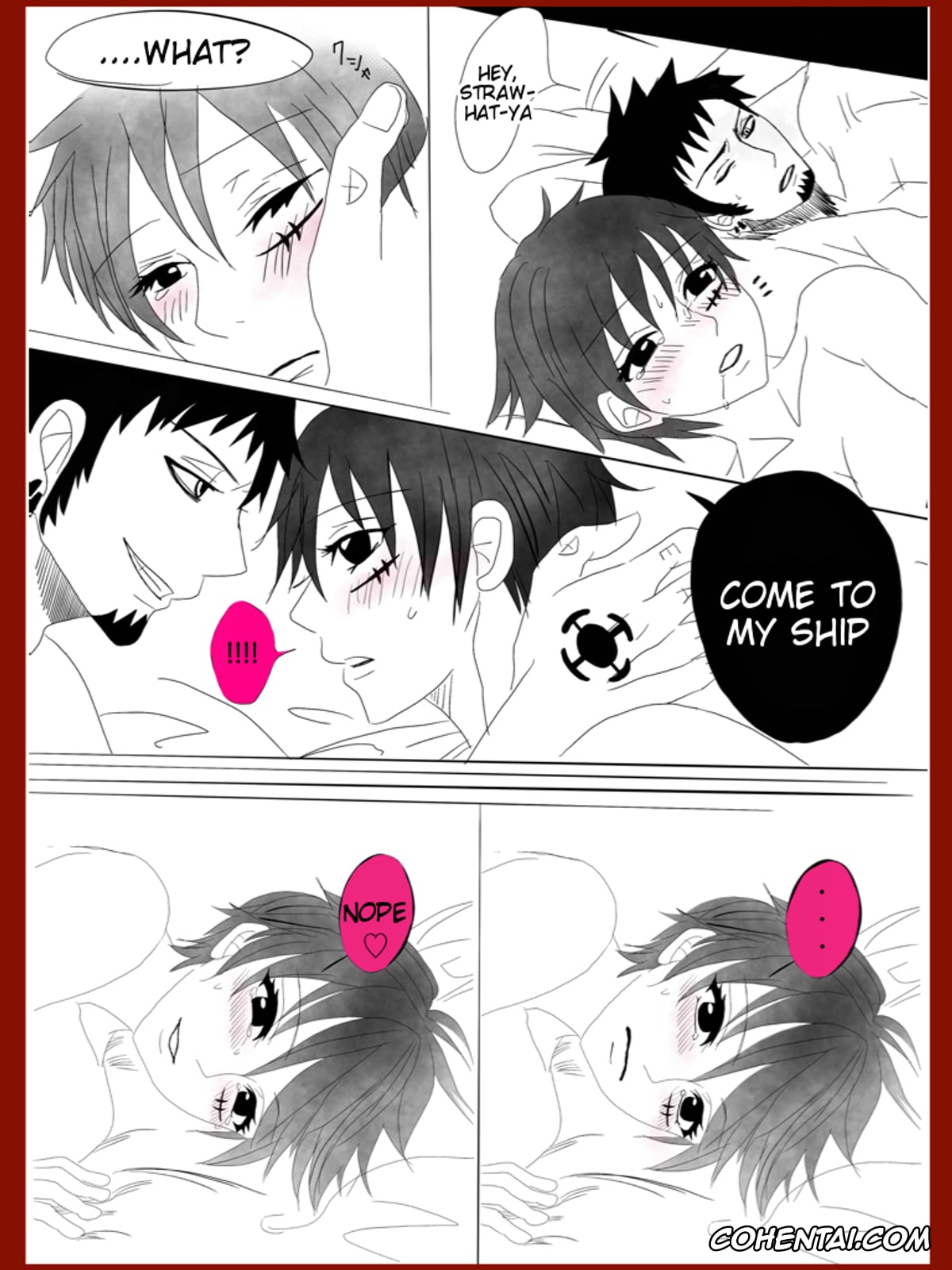 One Piece porno, Monkey D. Luffy porno, Trafalgar Law porno, Salad roll reunion story . Sequel R-18. (One Piece), pagina 11