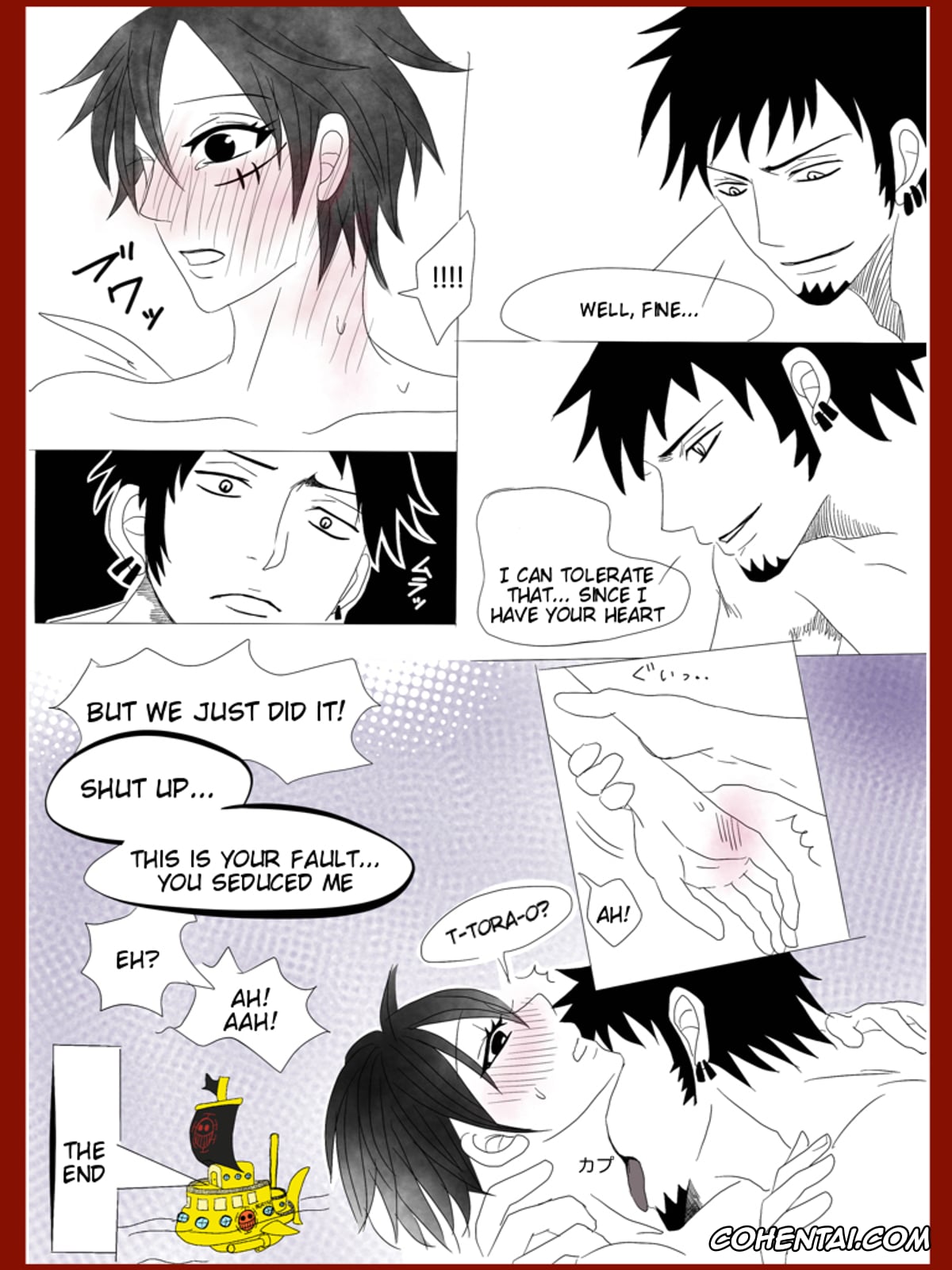One Piece xxx, Monkey D. Luffy xxx, Trafalgar Law xxx, Salad roll reunion story . Sequel R-18. (One Piece), pagina 13