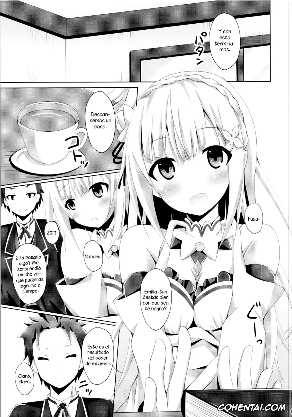 Re:Zero kara Hajimeru Isekai Seikatsu xxx, Emilia xxx, Subaru Natsuki xxx, E・M・T to Kyou mo Ore wa Sakebu (Re:Zero kara Hajimeru Isekai Seikatsu), pagina 4