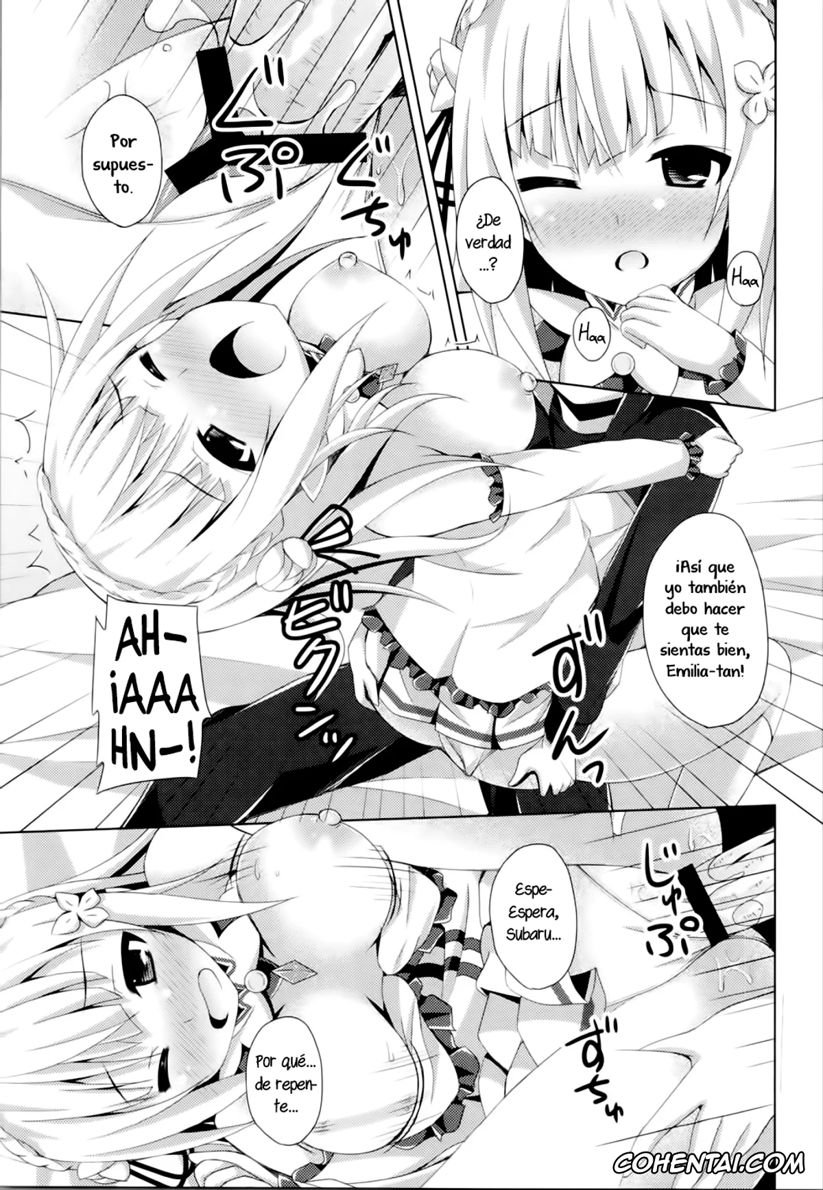 Re:Zero kara Hajimeru Isekai Seikatsu xxx, Emilia xxx, Subaru Natsuki xxx, E・M・T to Kyou mo Ore wa Sakebu (Re:Zero kara Hajimeru Isekai Seikatsu), pagina 16