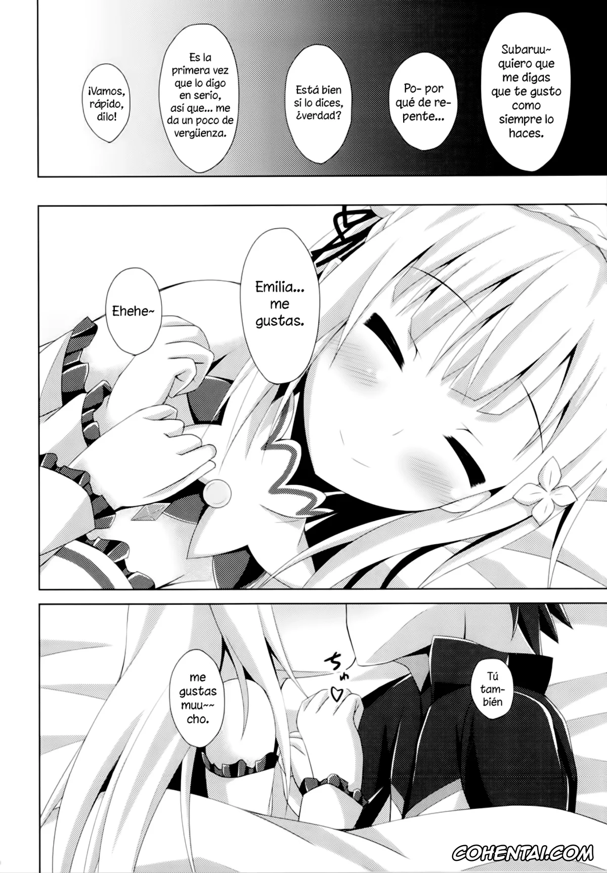 Re:Zero kara Hajimeru Isekai Seikatsu xxx, Emilia xxx, Subaru Natsuki xxx, E・M・T to Kyou mo Ore wa Sakebu (Re:Zero kara Hajimeru Isekai Seikatsu), pagina 19